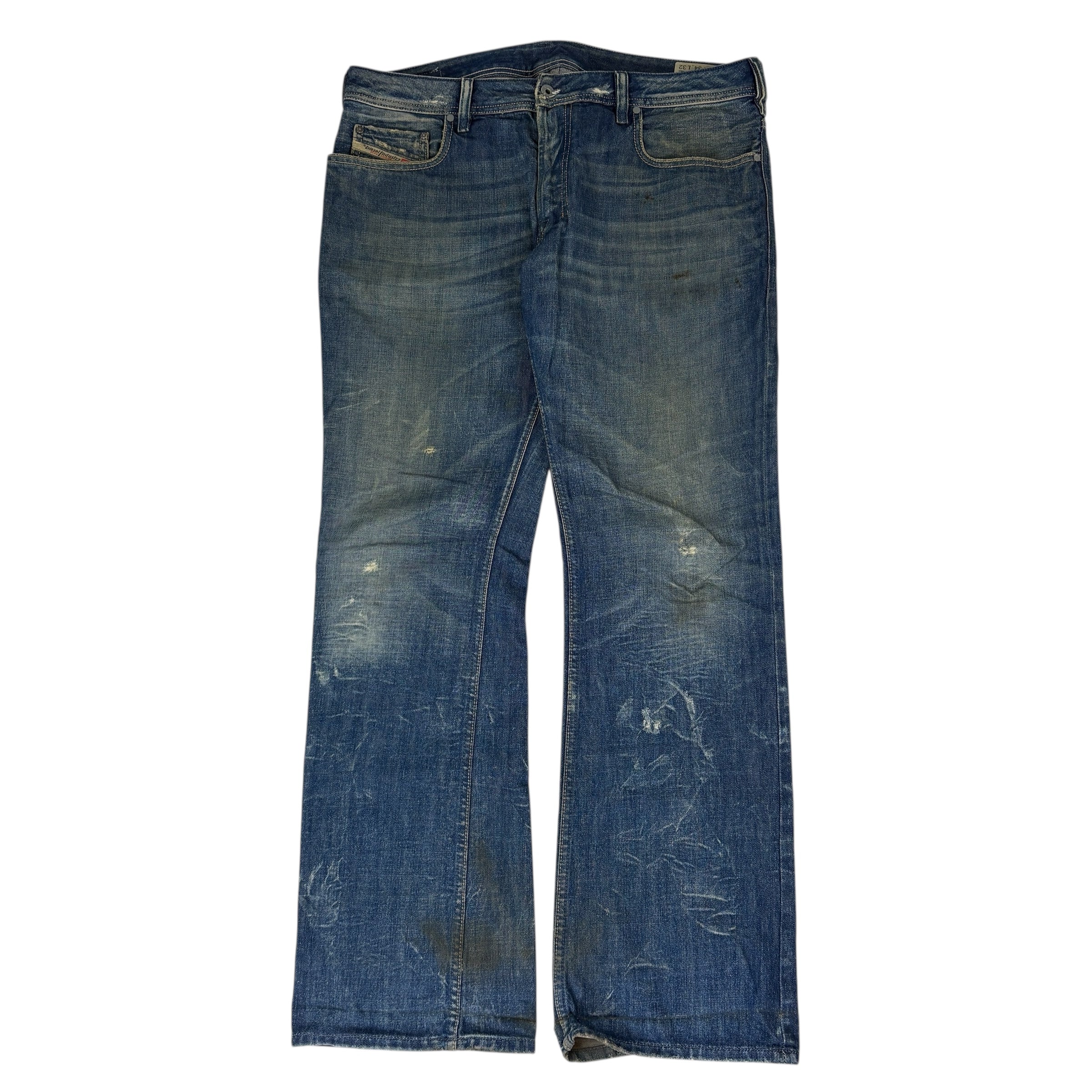Vintage Diesel Flared Dirty Wash Denim