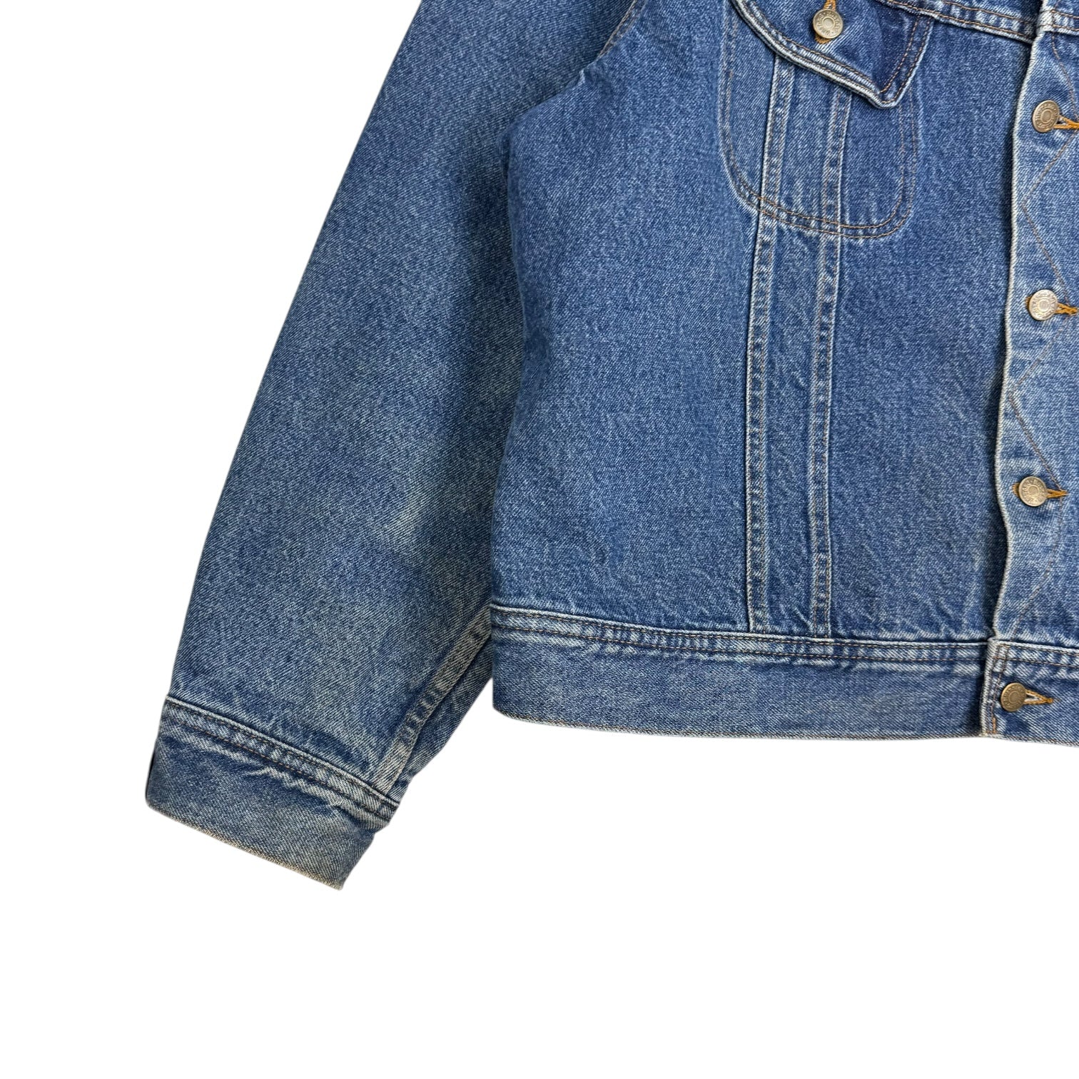 Vintage StormRider Denim Jacket Dark Wash