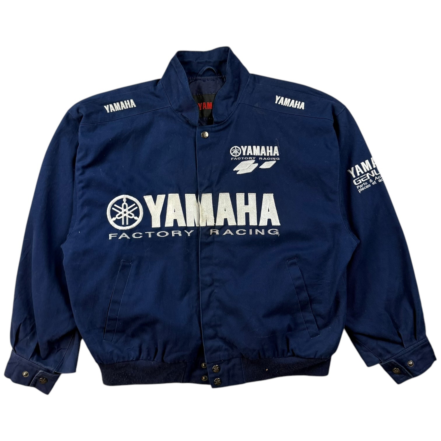 Vintage Yamaha Racing Jacket Navy Blue