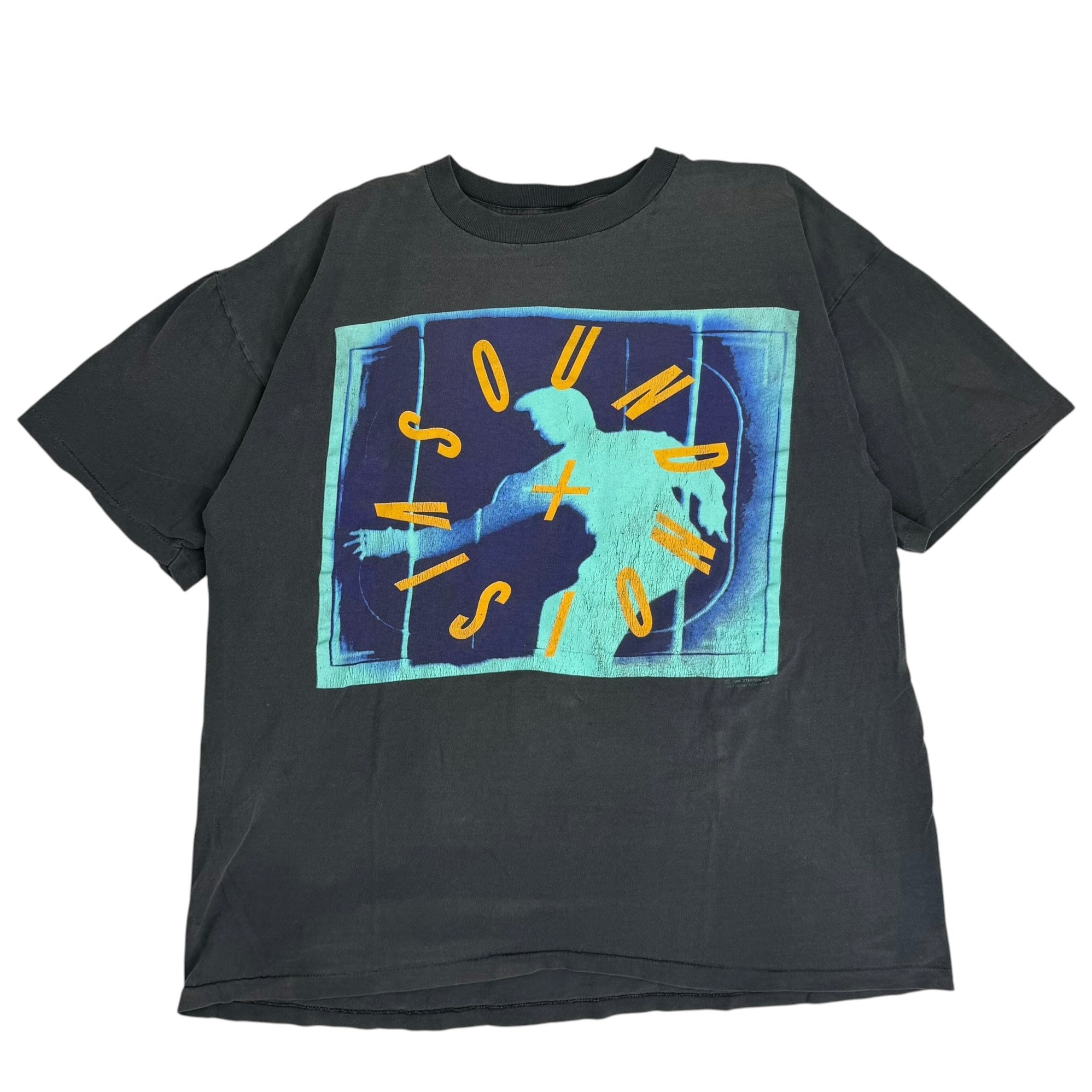 1990 David Bowie Sound + Vision World Tour Tee Faded Grey