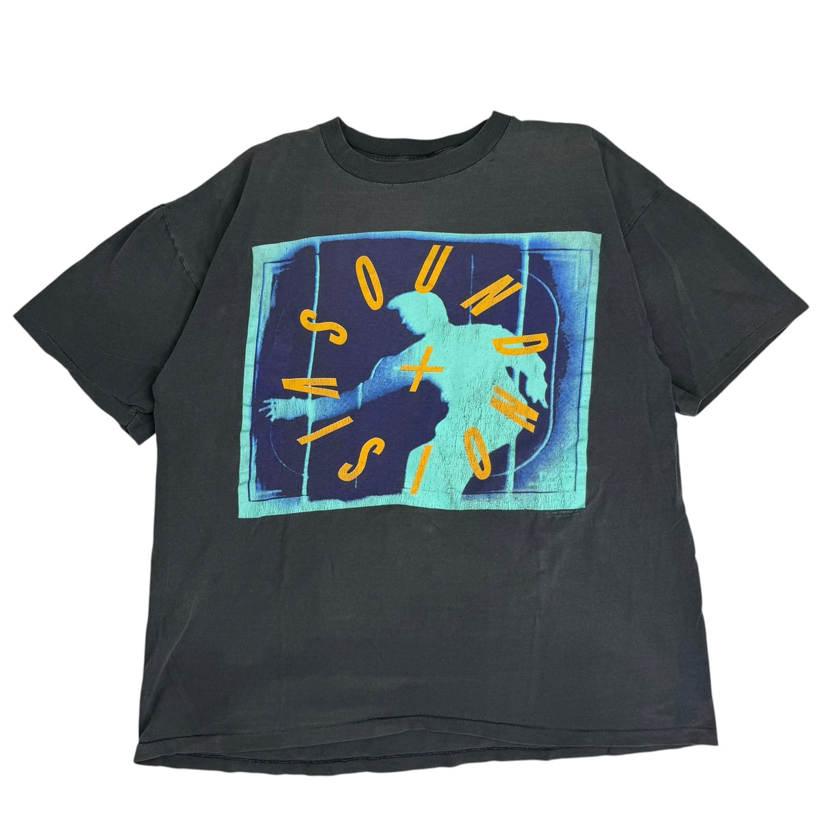1990 David Bowie Sound + Vision World Tour Tee Faded Grey