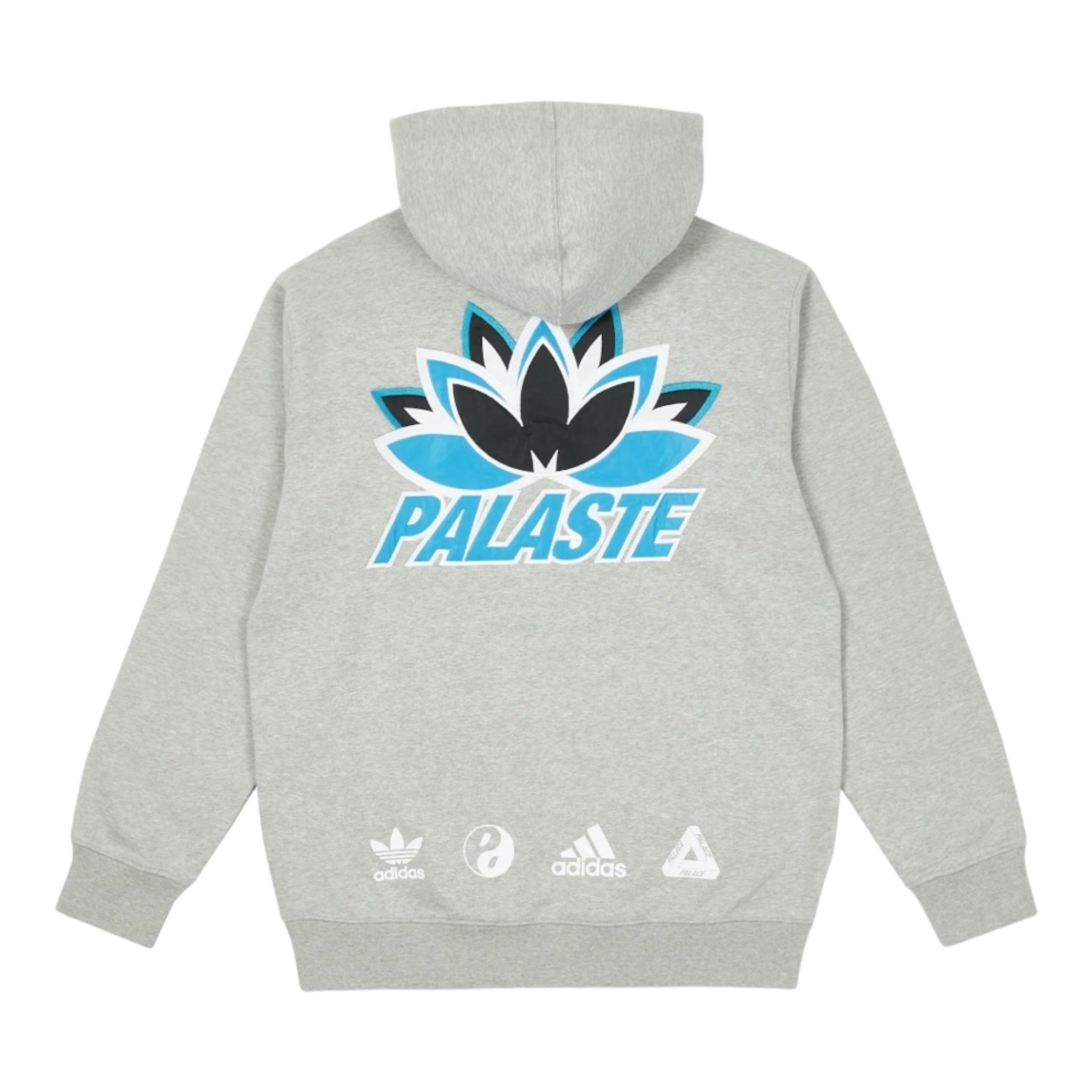 Palace x Adidas Palaste Hood Medium Grey Heather