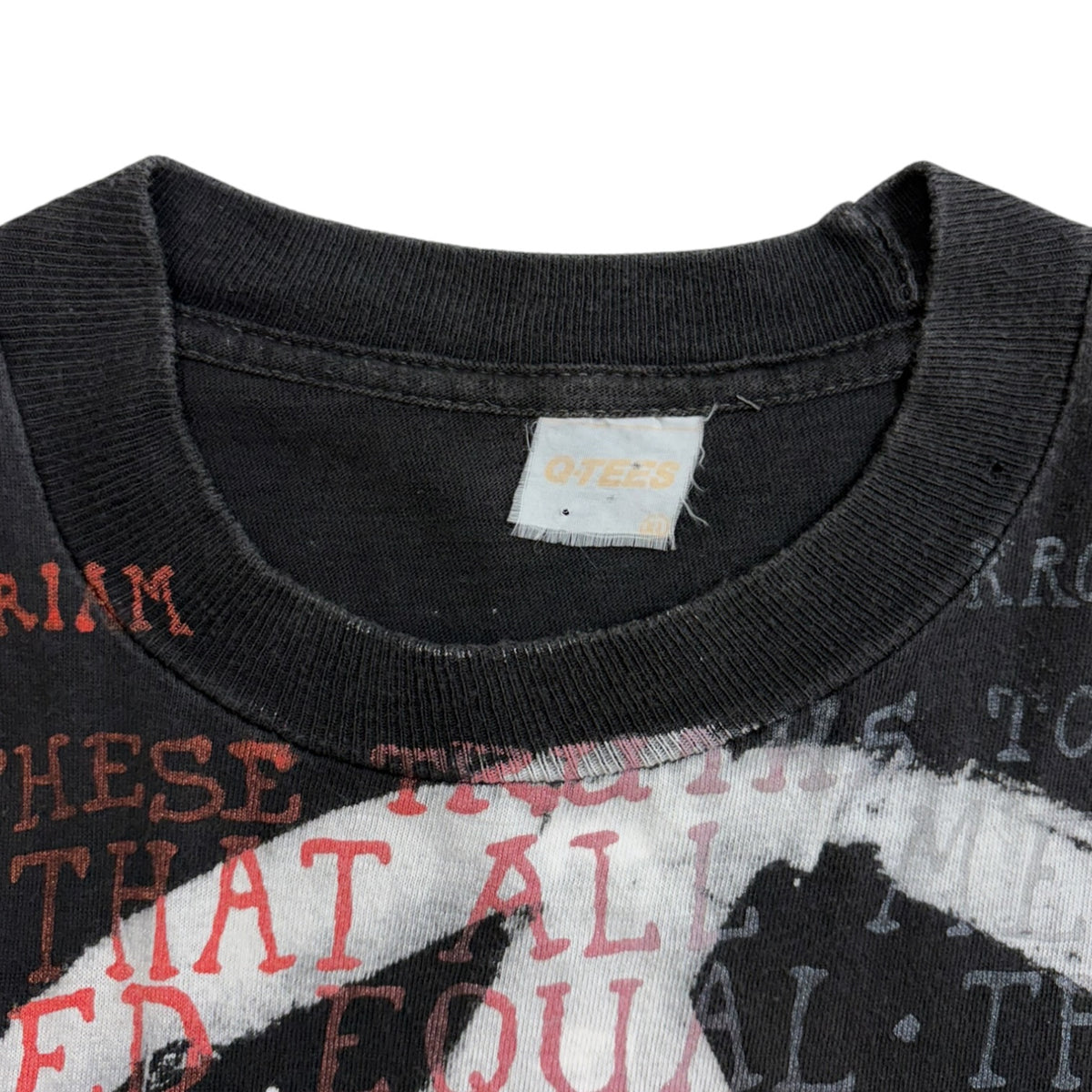 Vintage 1980s Mosquitohead “Anarchy” T-Shirt Grey