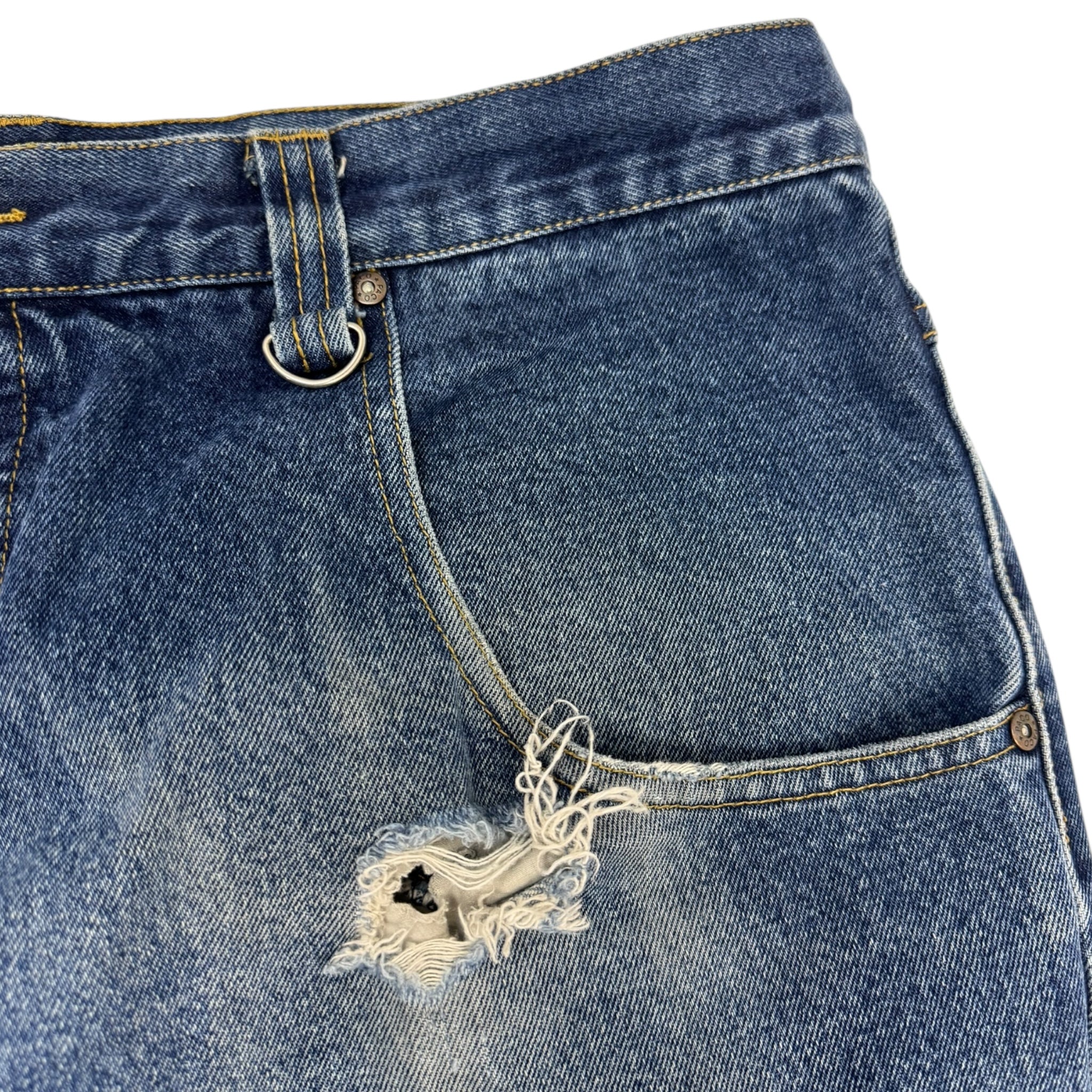 Vintage Y2K Paco Baggy Cargo Denim Hip Hop Jeans