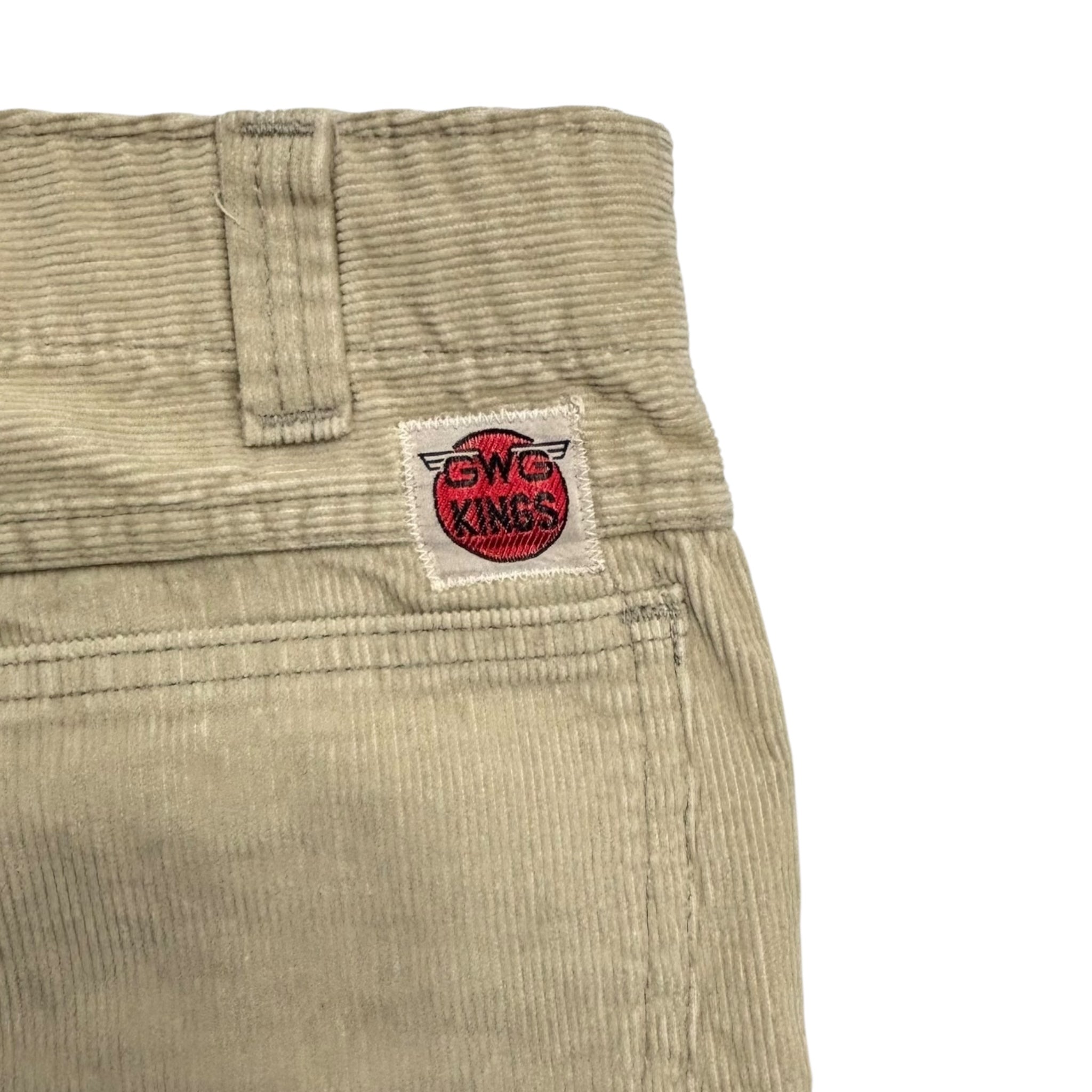 Vintage GWG Cowboy Kings Corduroy Pants Beige