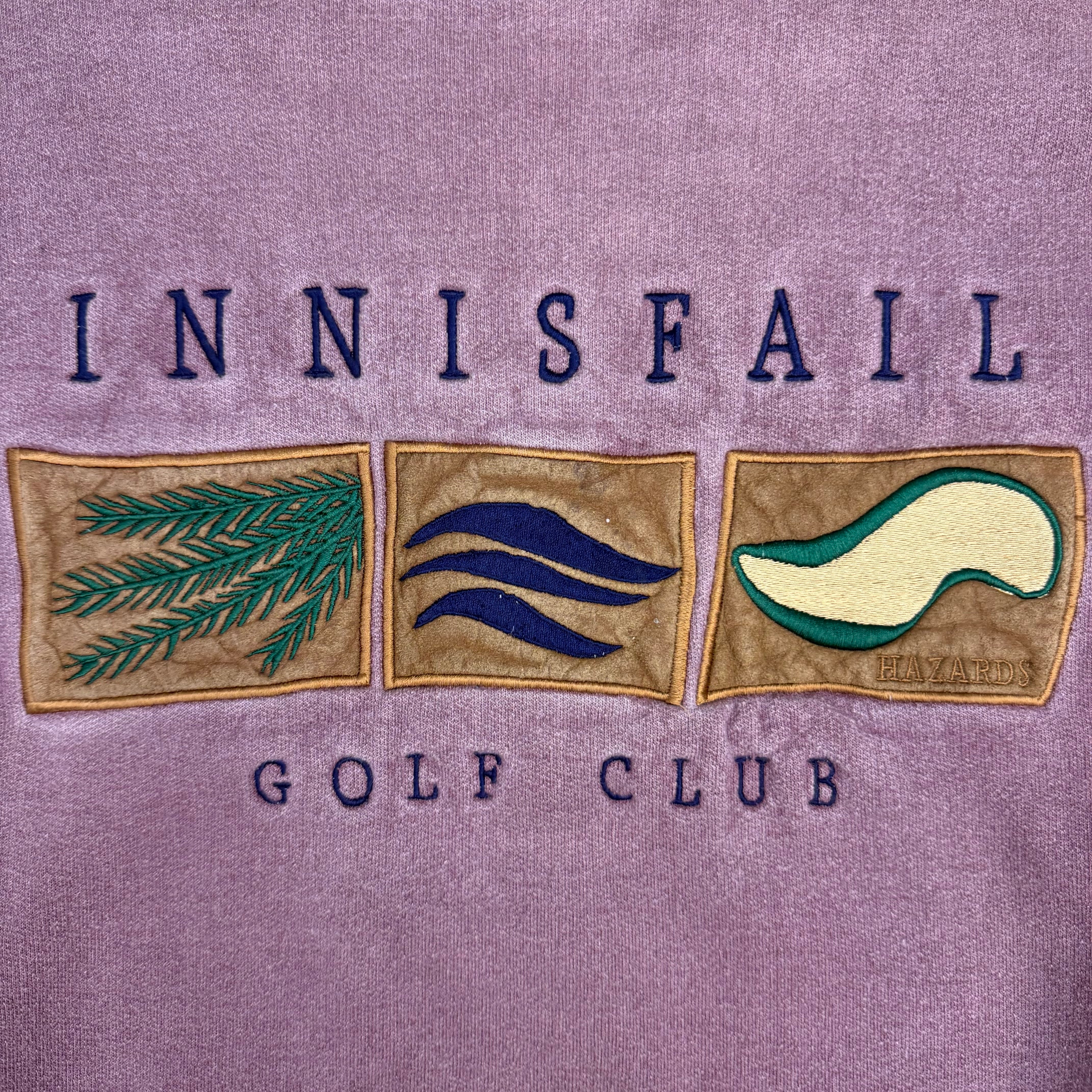 Vintage Innisfall Golf Club Crewneck Washed Red