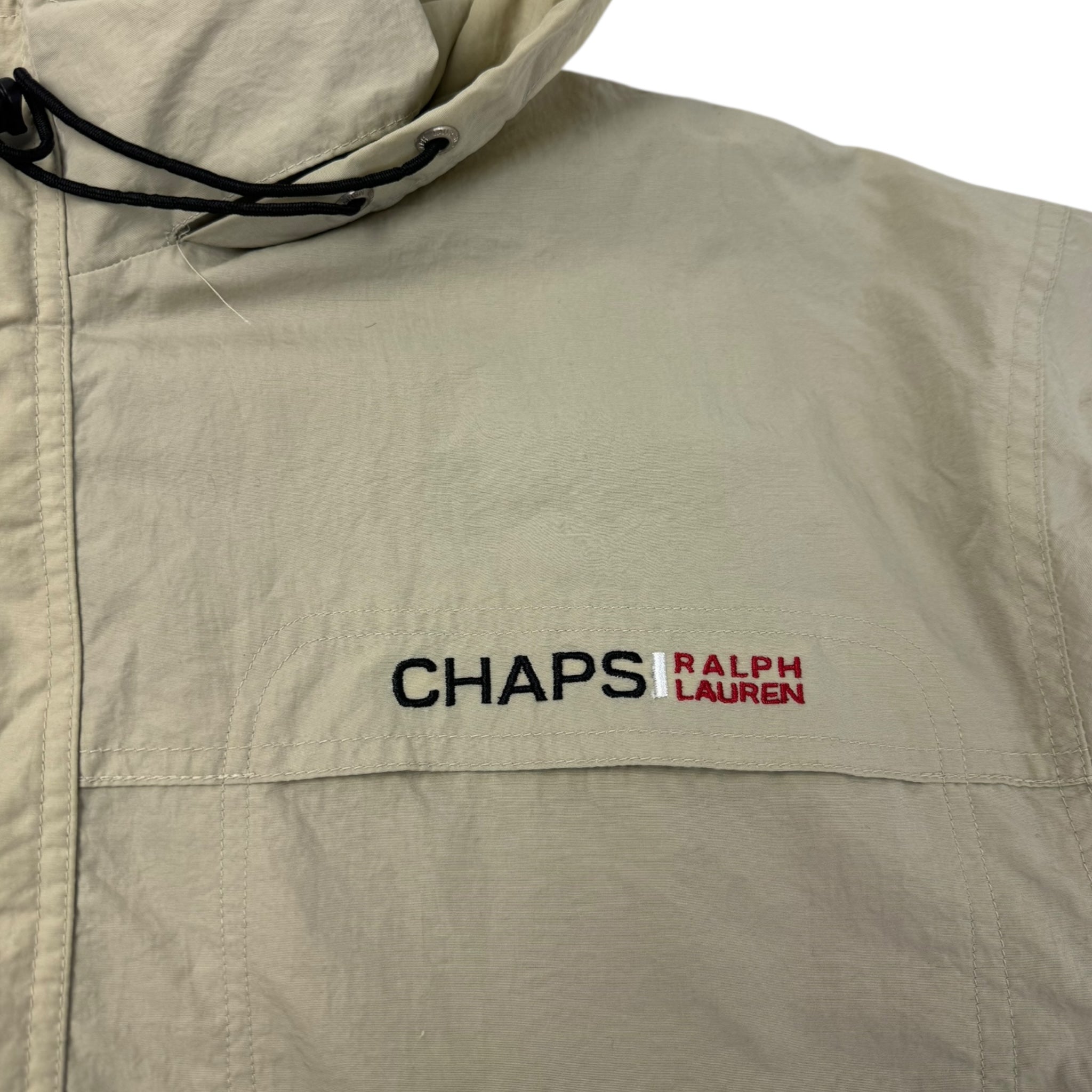Vintage Chaps Ralph Lauren Anorak Jacket Beige