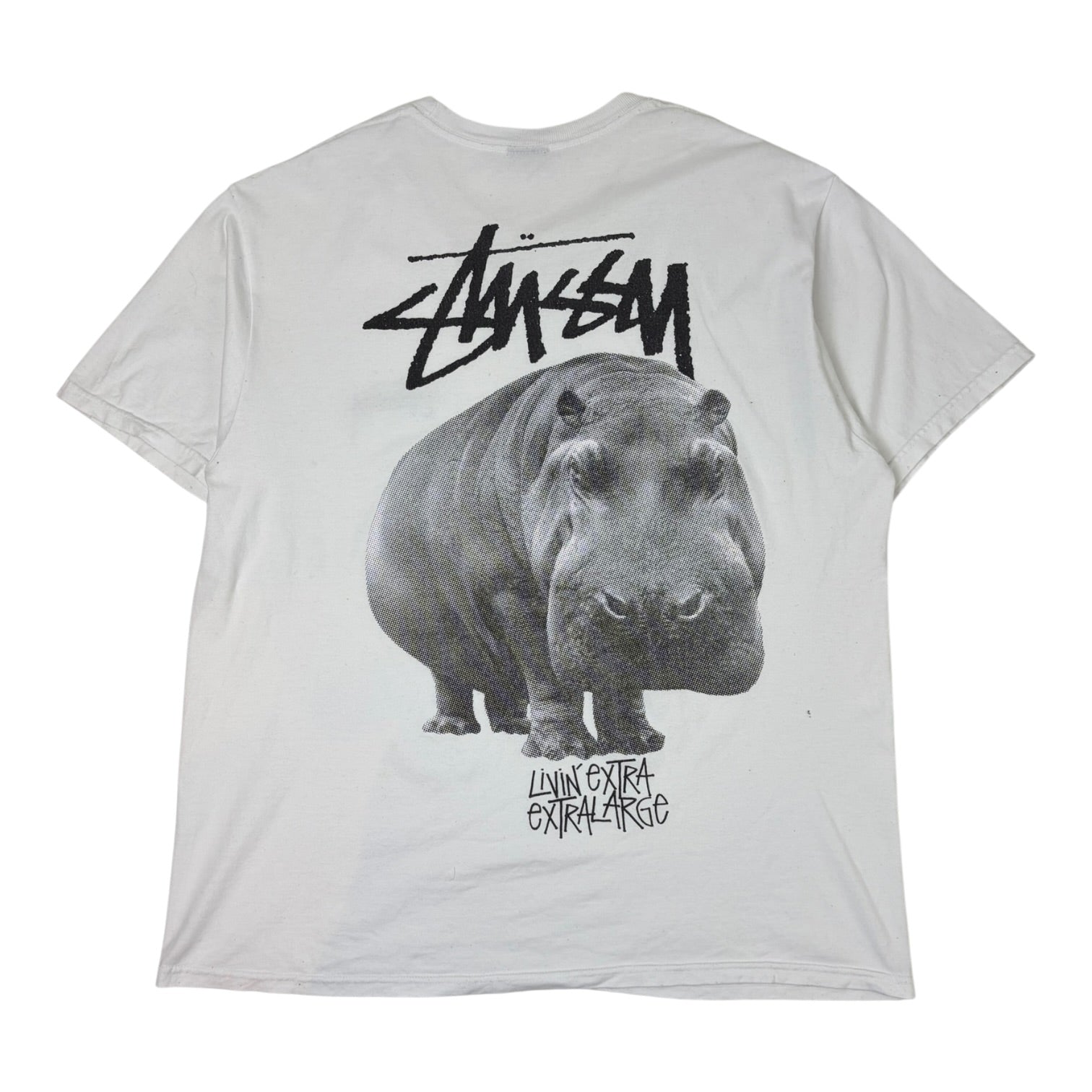 Stussy Hippo T-Shirt White