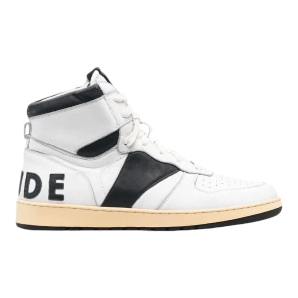 Rhude Rhecess Smooth High-Top Sneakers White (Used)