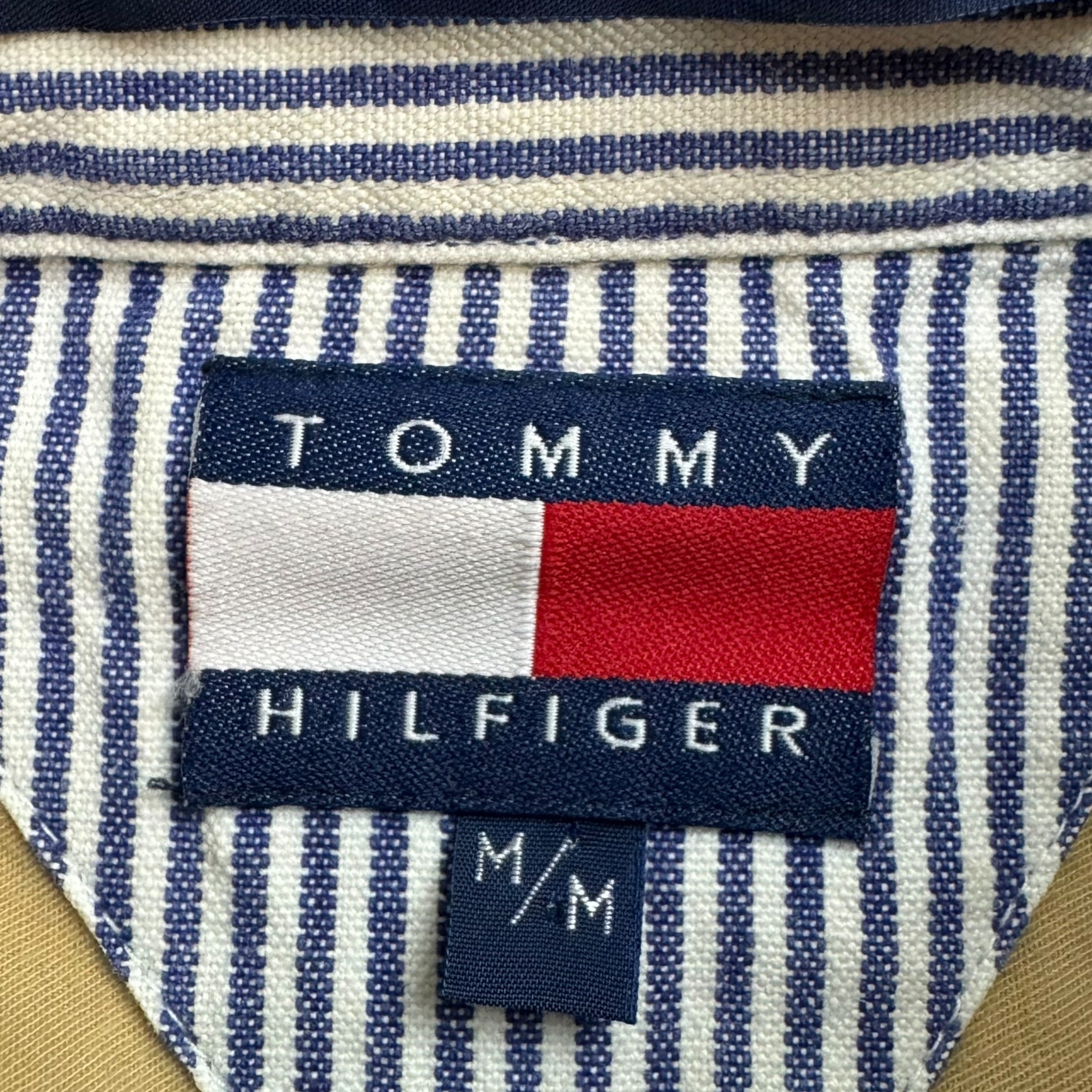 Vintage Tommy Hilfiger Button Up Shirt Tan