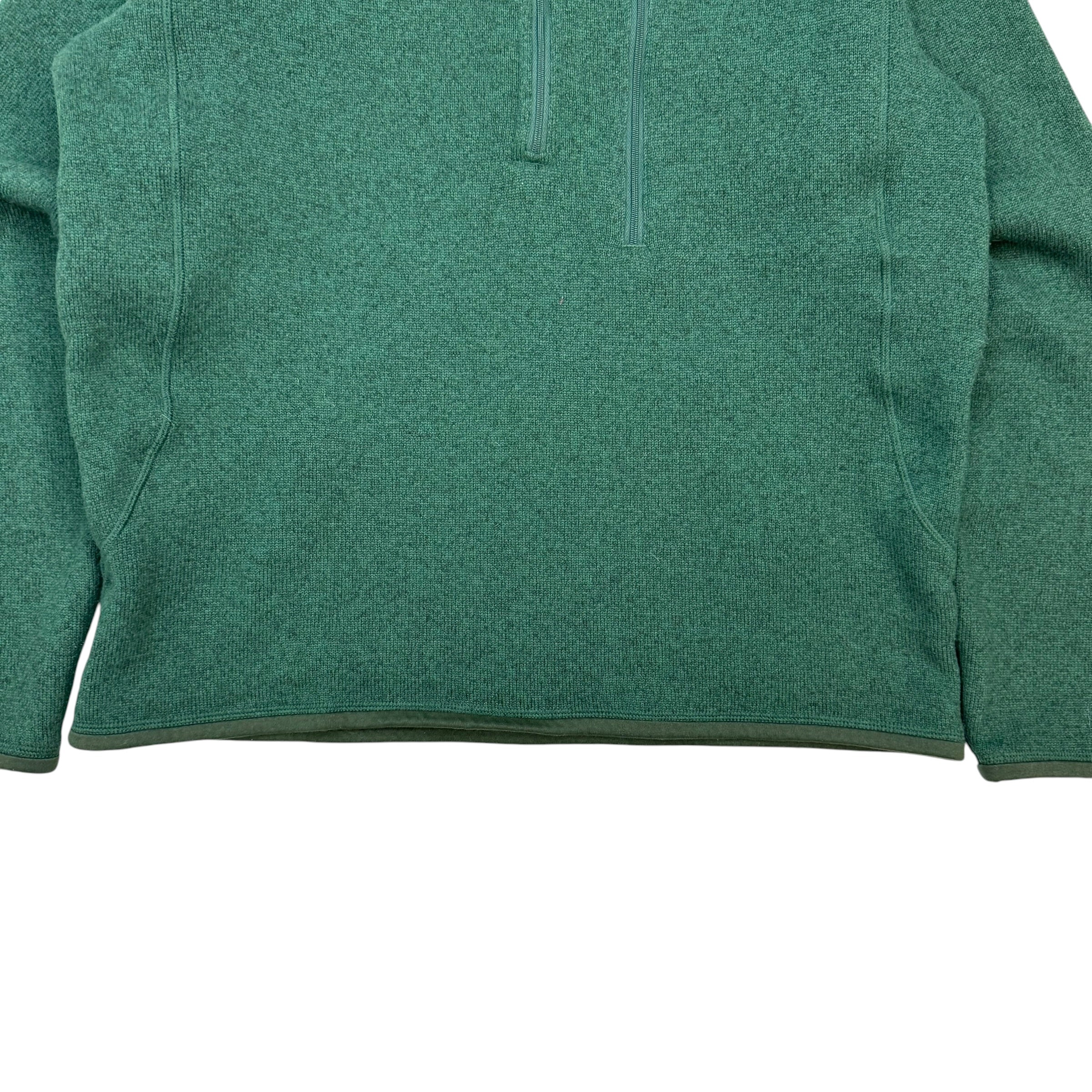 Vintage Patagonia Quarter Zip Fleece Green