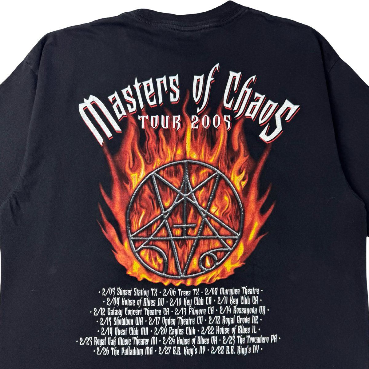 2005 Morbid Angel Leading The Rats Masters Of Chaos T-Shirt