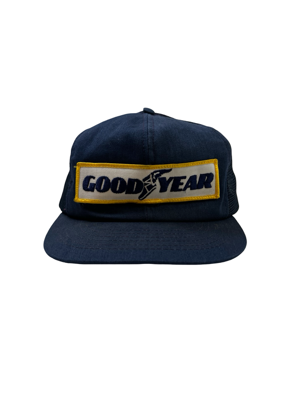 Vintage Goodyear Trucker Hat Navy