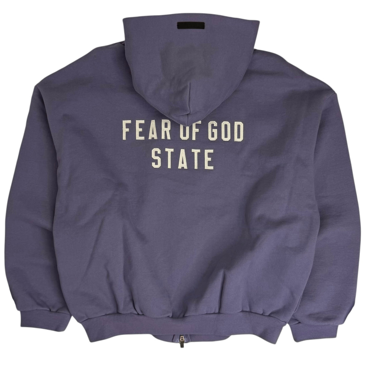 Fear of God Essentials Heavy Fleece Full Zip Hoodie Lavender