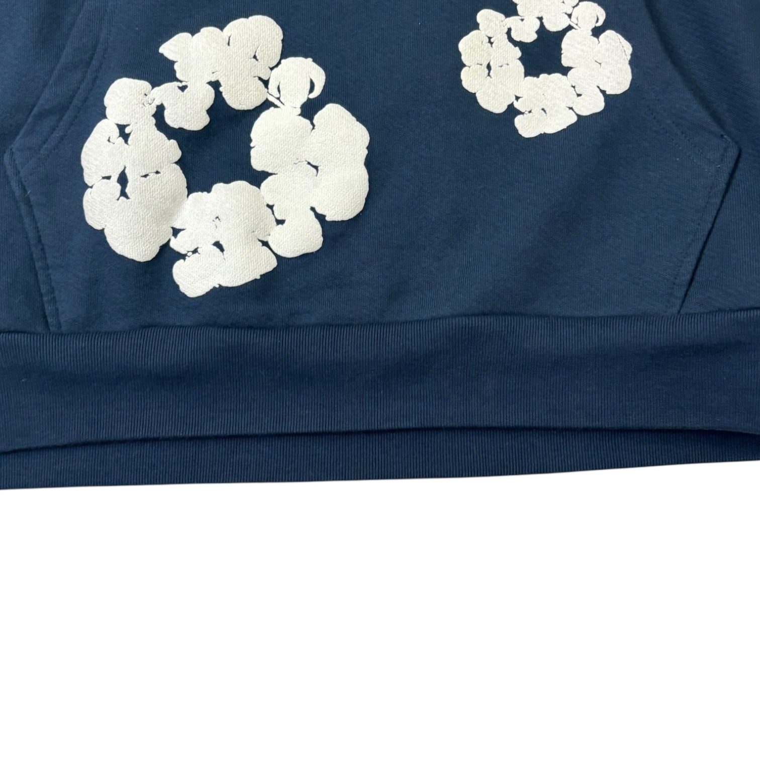 Denim Tears Cotton Wreath Hoodie Navy