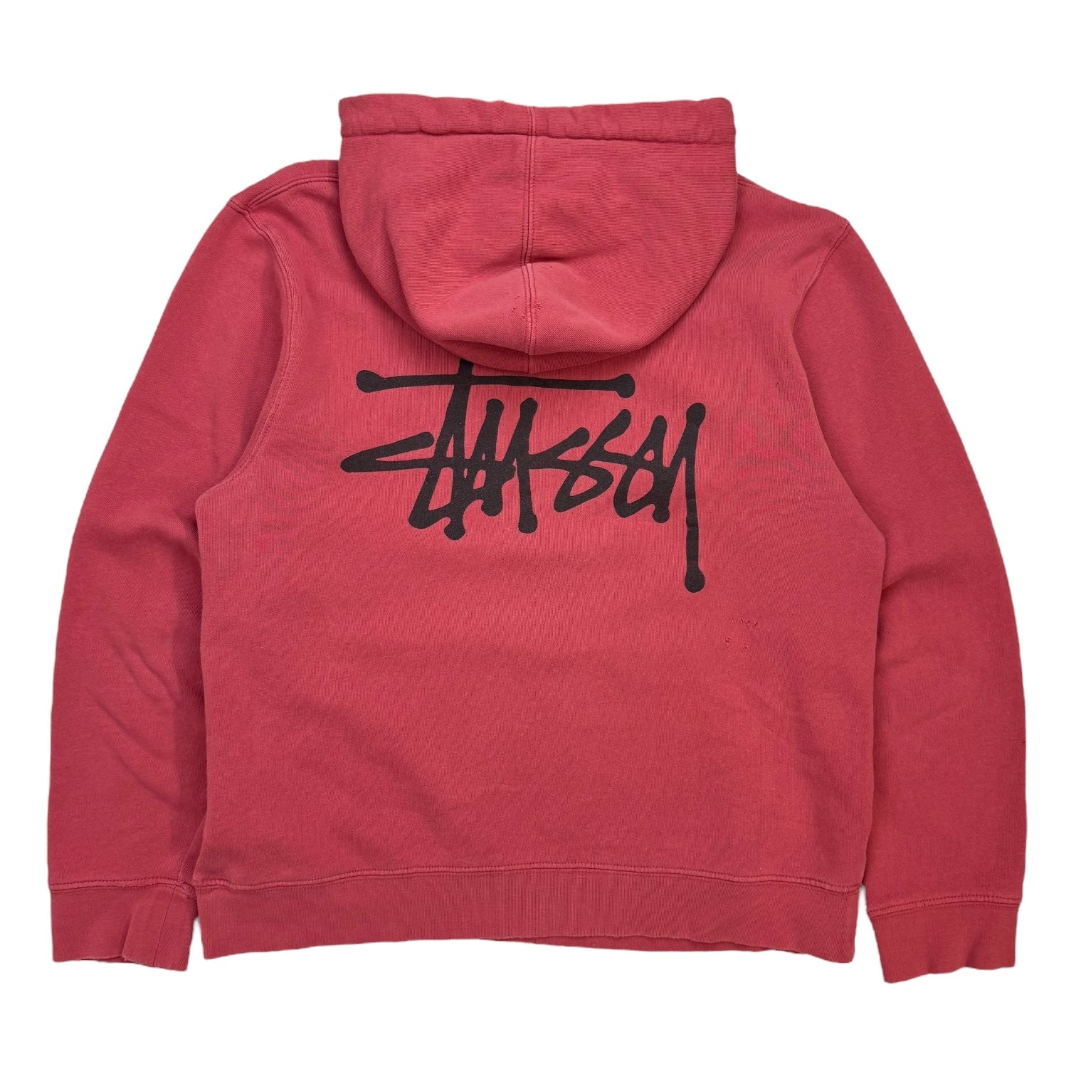 Stussy Basic Logo Hoodie Oxblood Red