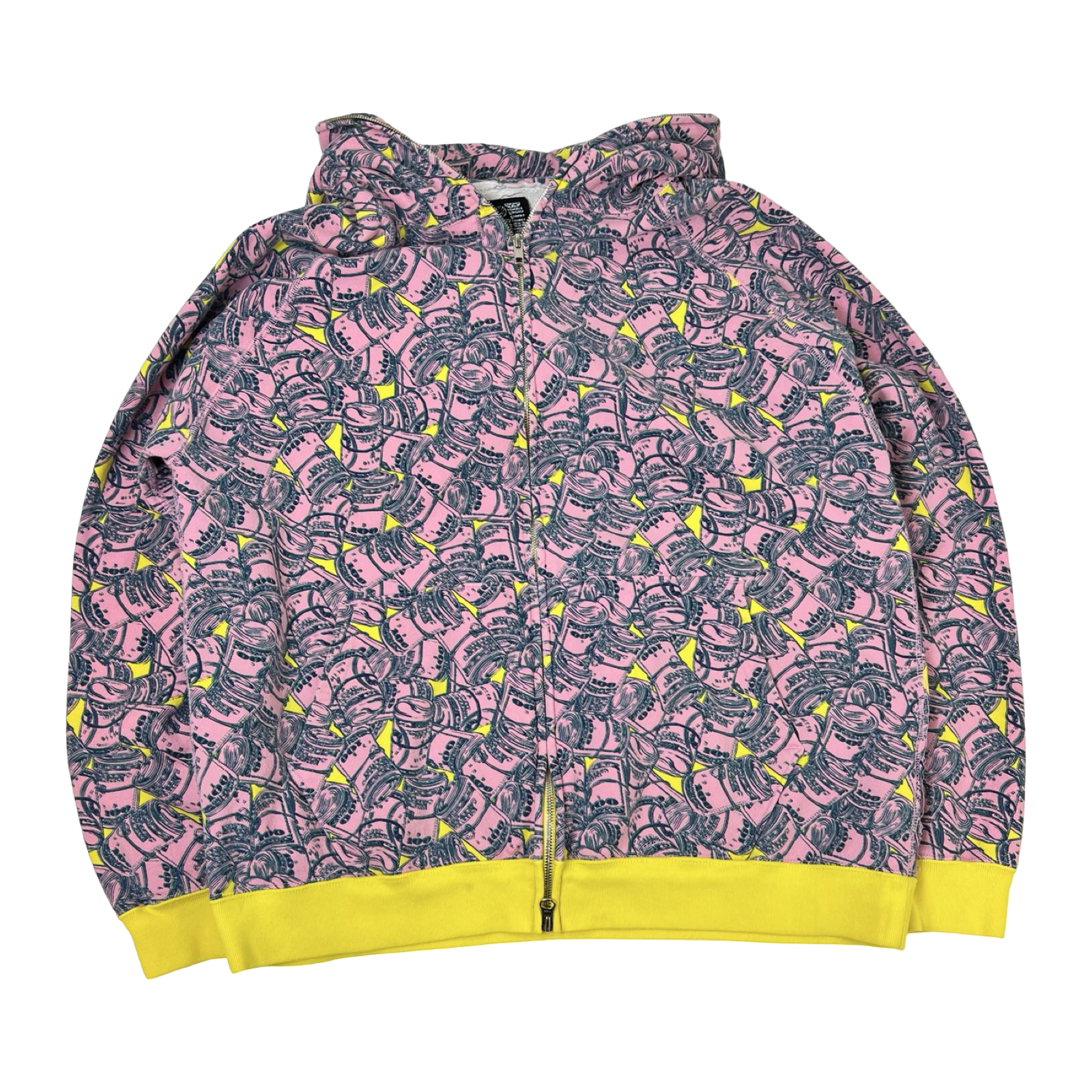 Vintage Billionaire Boys Club Money Roll All Over Print Full Zip Hoodie