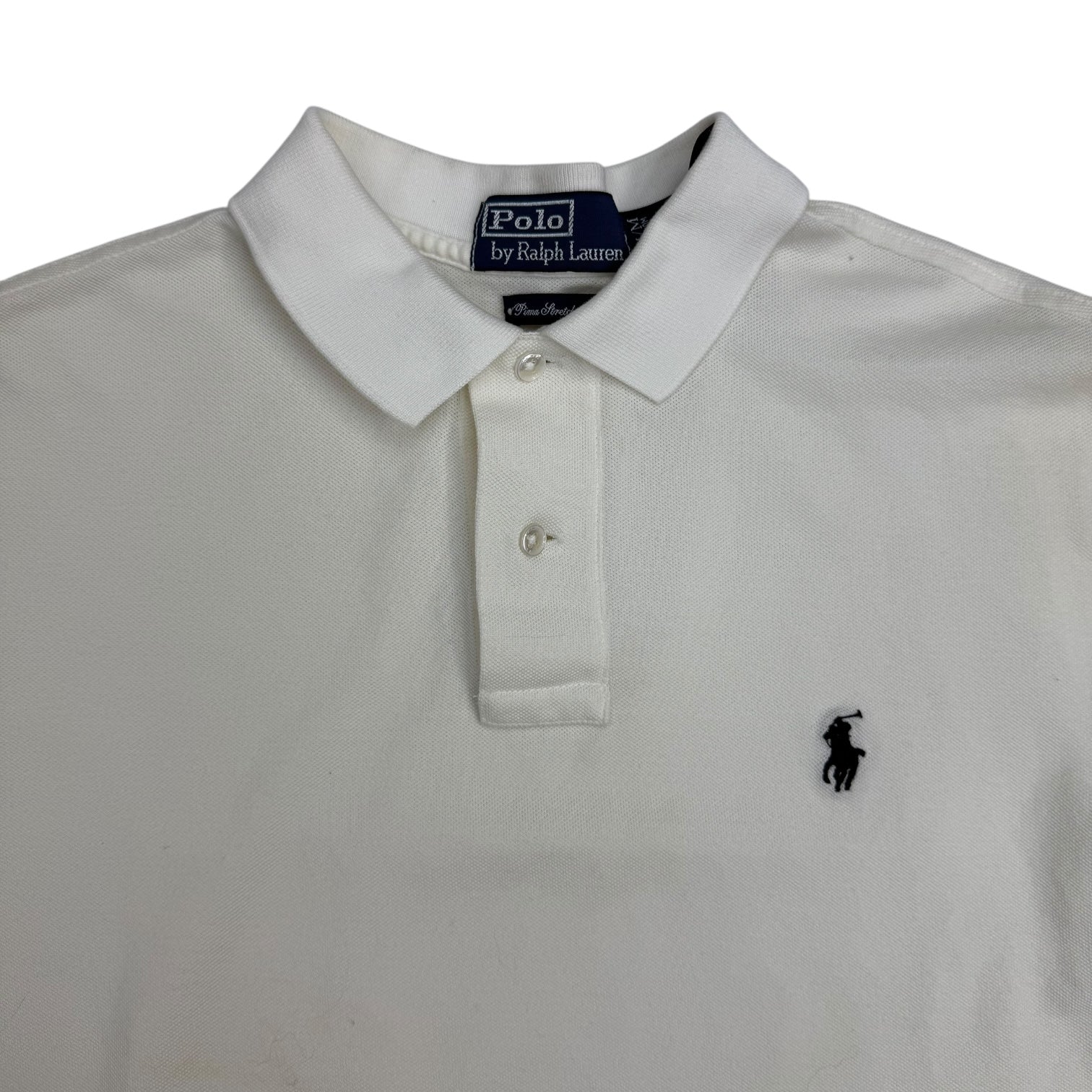 Vintage Polo Ralph Lauren Button Up Polo White