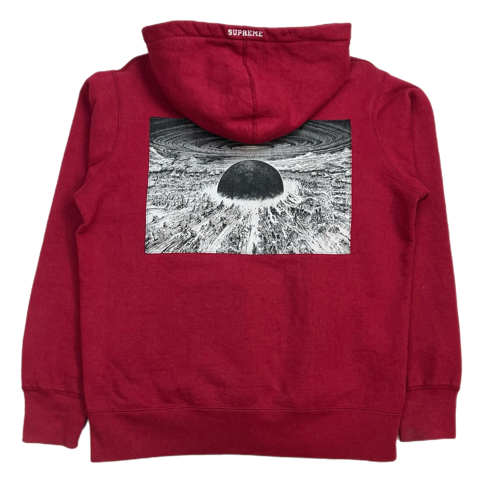 Supreme Akira Patches Hoodie Burgundy