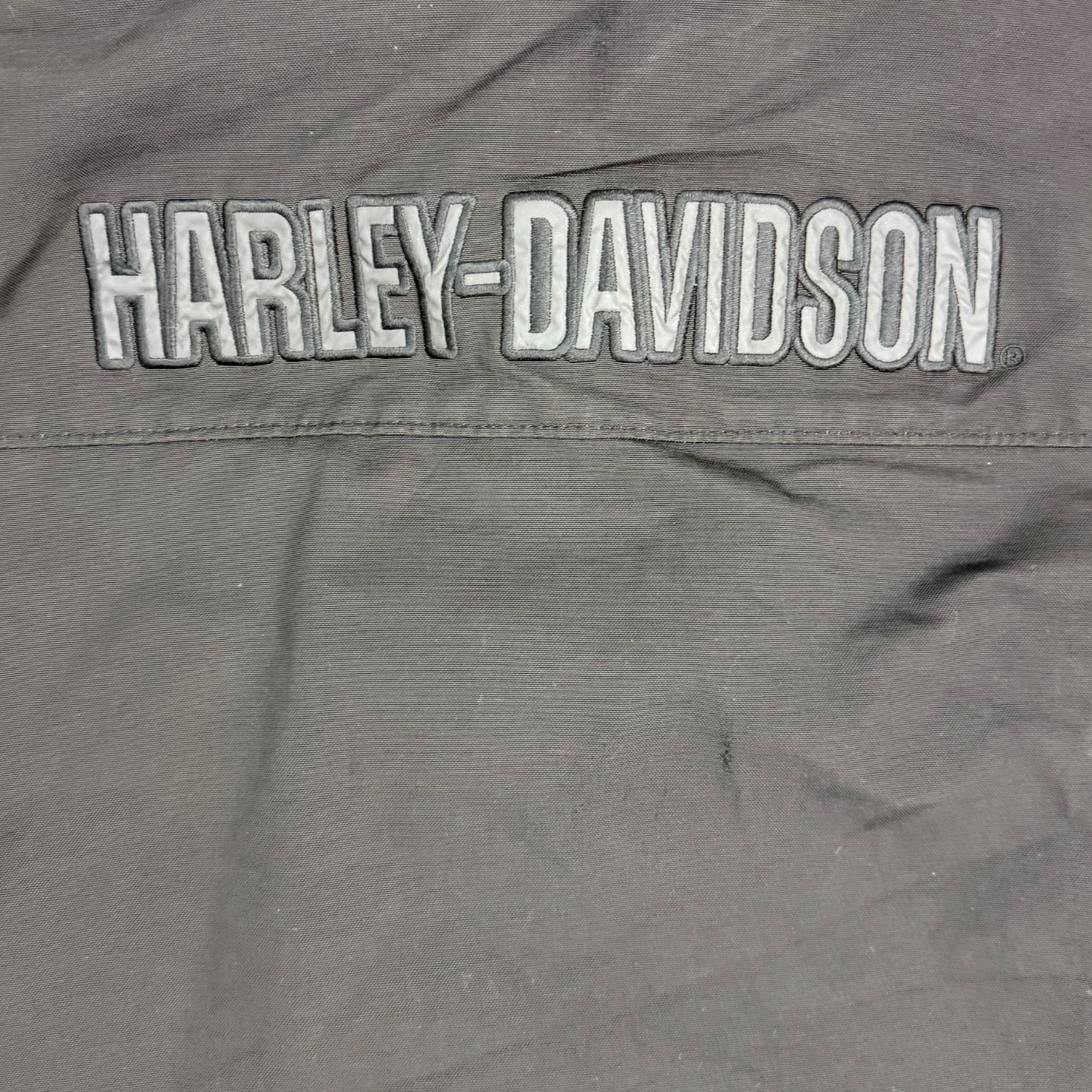 Vintage Harley Davidson Motorcycle Jacket Black