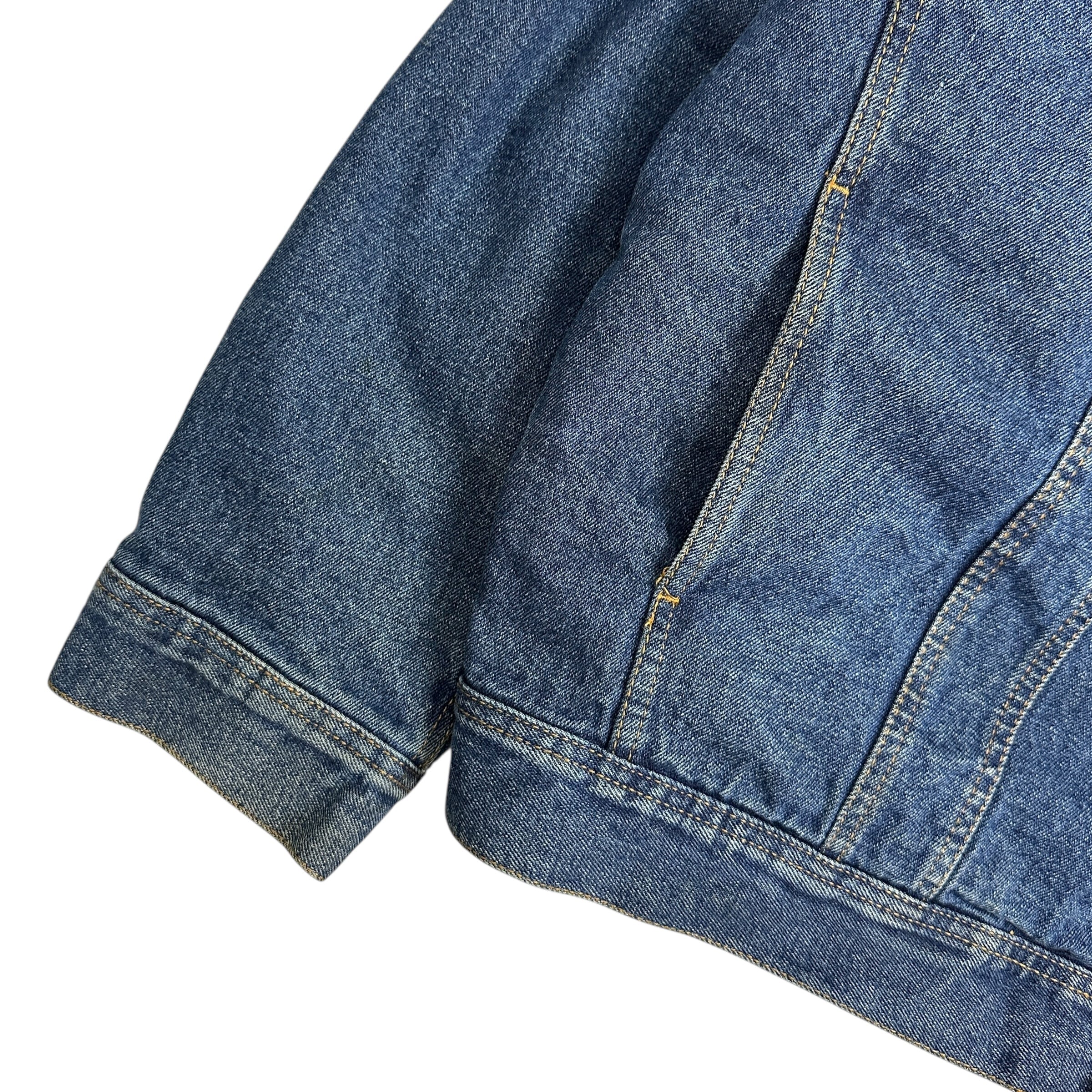 Vintage Storm Rider Blanket Lined Denim Jacket