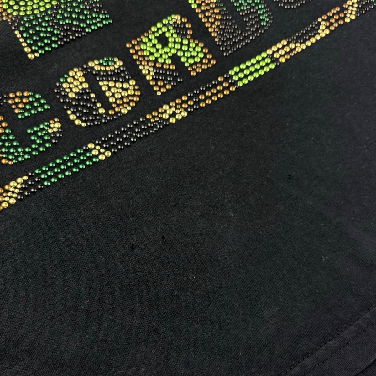 Goth Money Records Camo Rhinestone T-Shirt