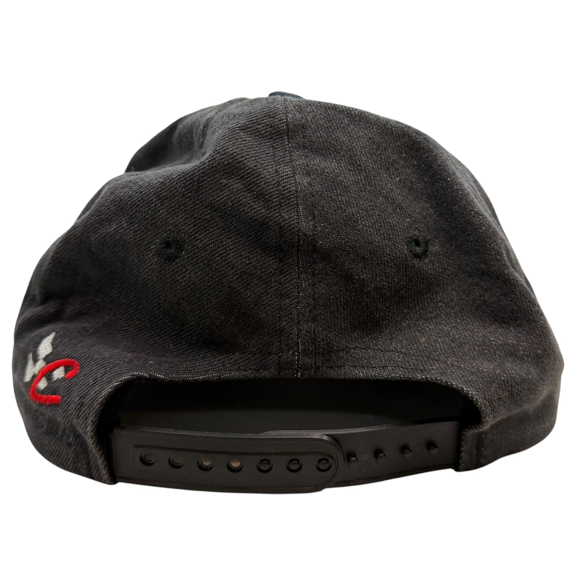 Vintage Chase Authentics Dale Earnhardt Jr. NASCAR Denim Embroidered Snapback Hat Black