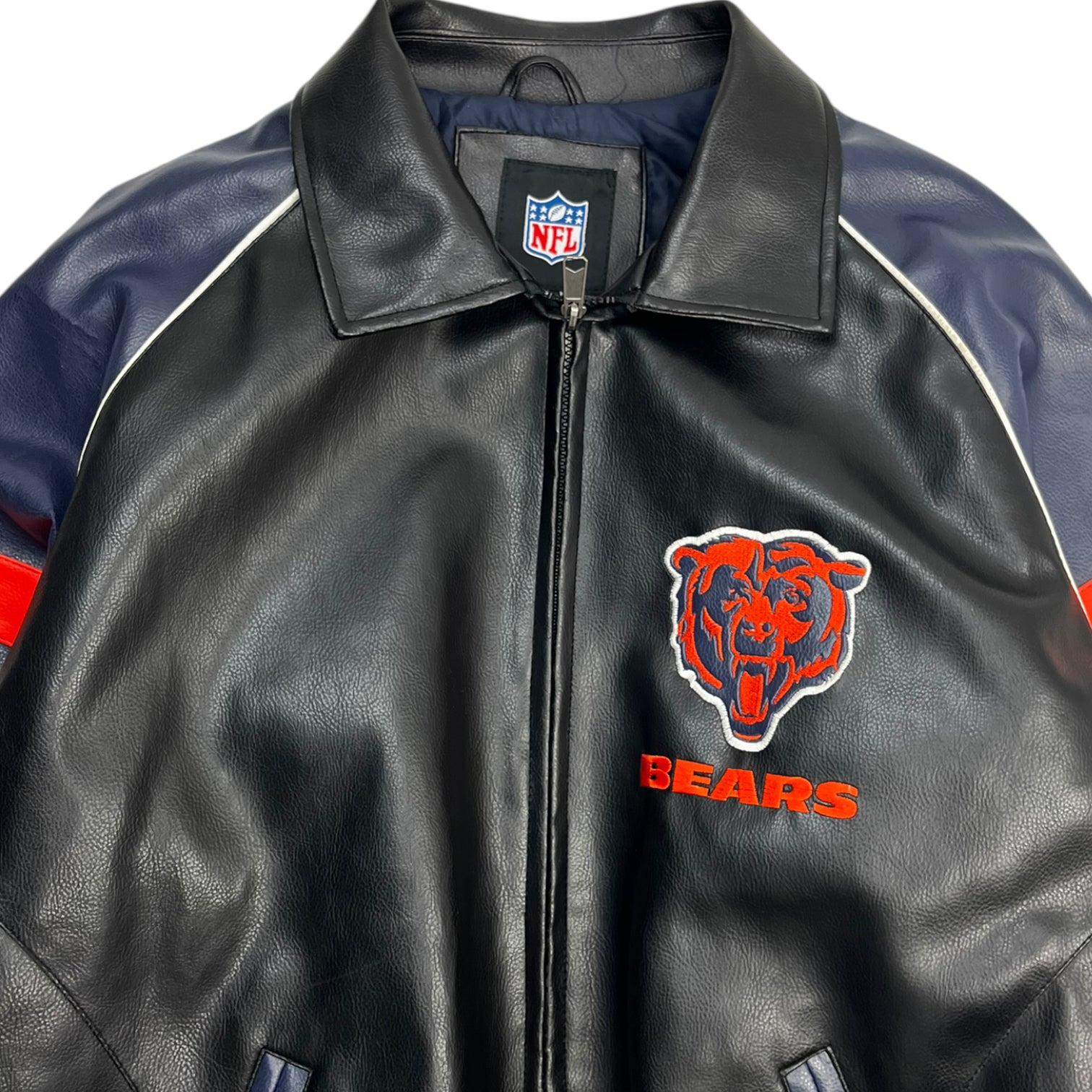 NFL Chicago Bears Faux Leather Jacket