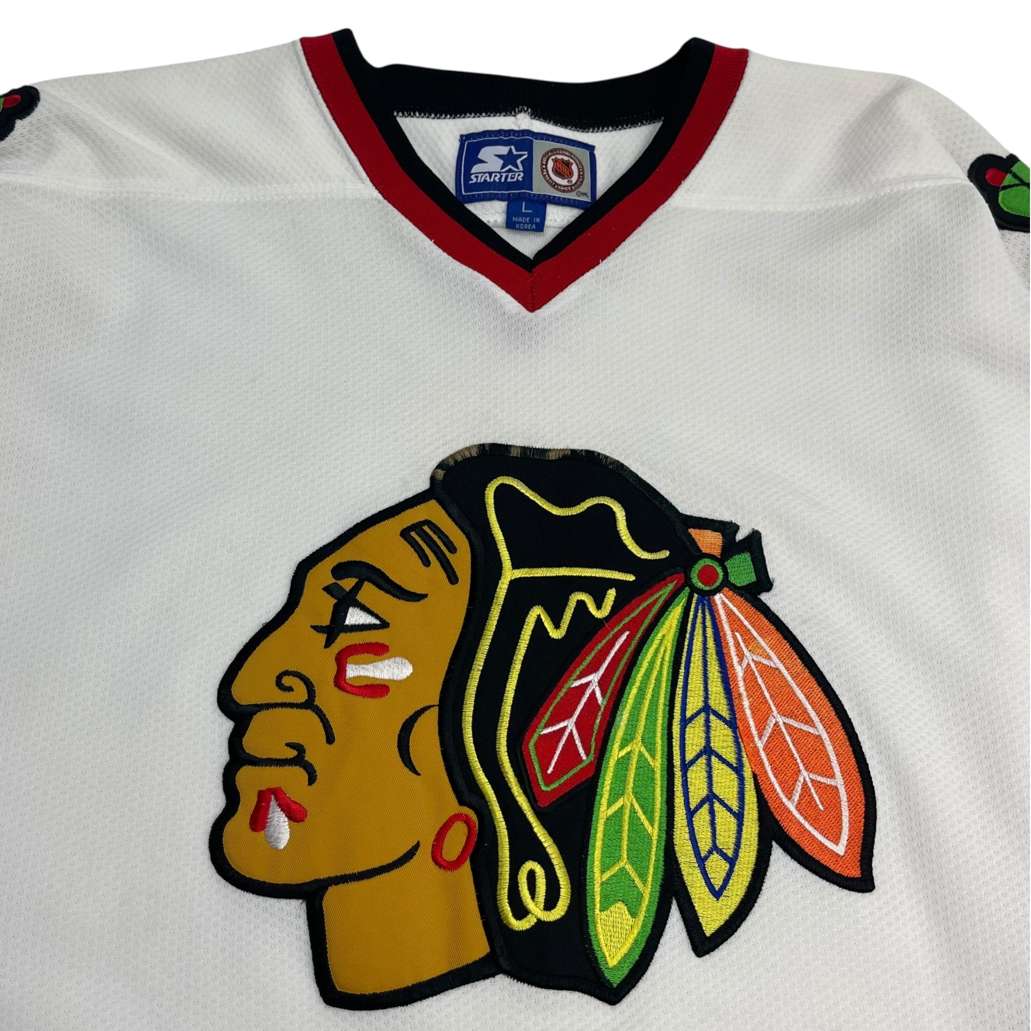 Vintage Chicago Blackhawks Away Starter Jersey