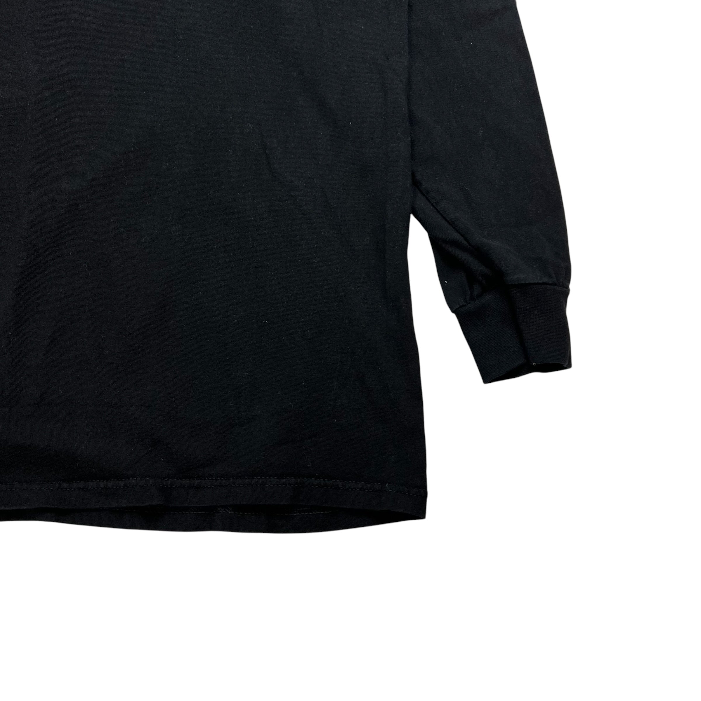 Stussy Stock Logo L/S Tee Black