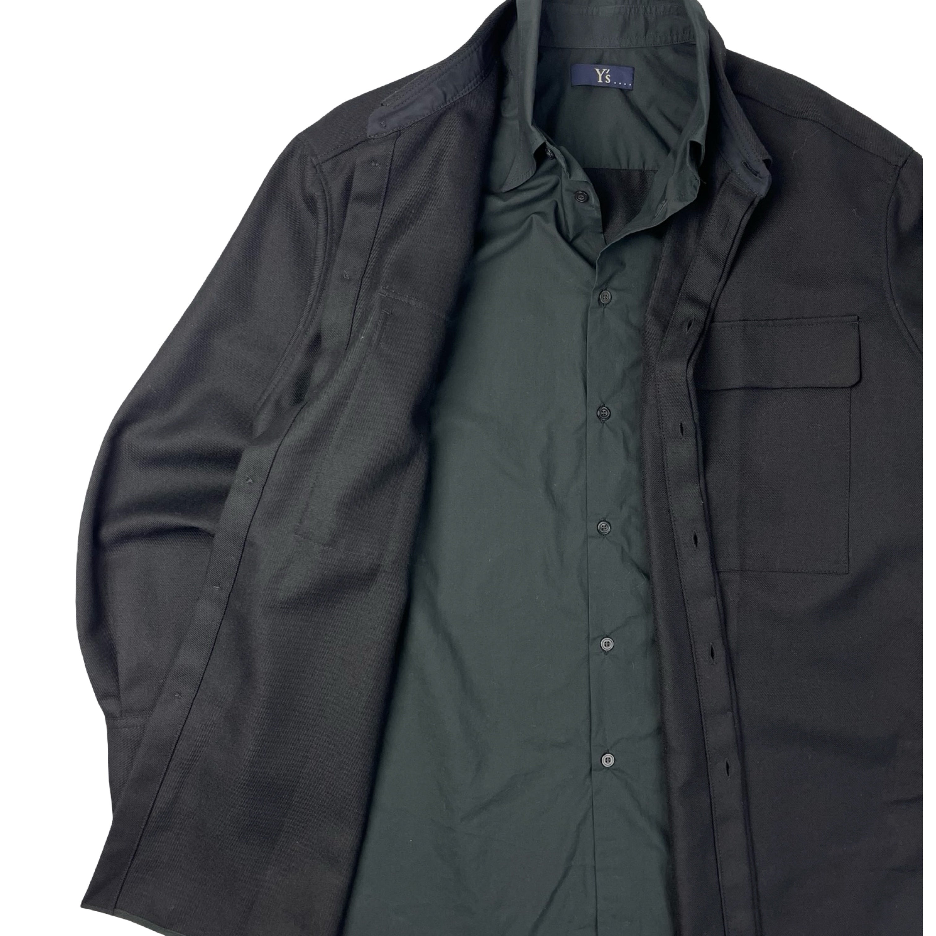 Y's By Yohji Yamamoto Layered Over Shirt