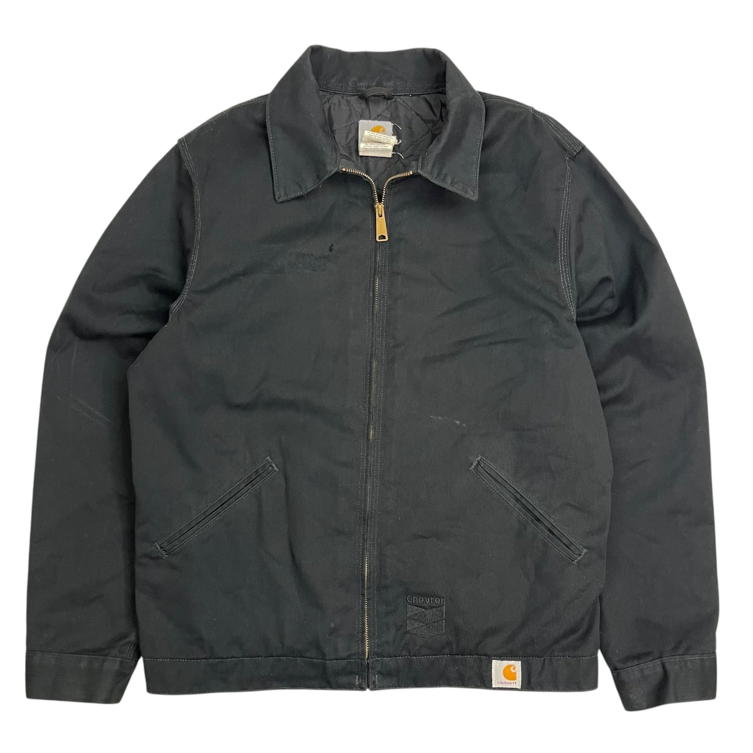 Vintage Carhartt Twill Work Jacket Black