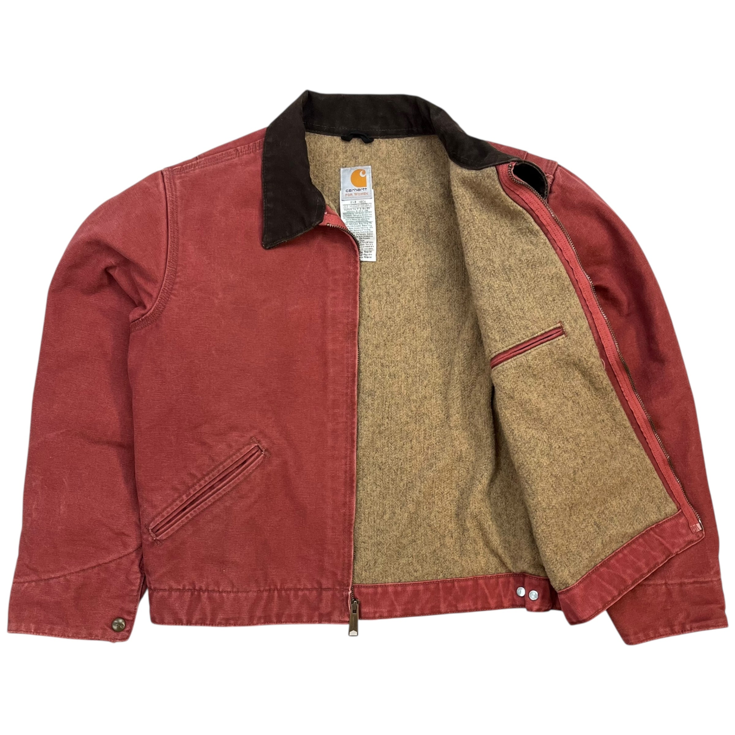 Vintage Carhartt Women’s Detroit Jacket Salmon/Pink
