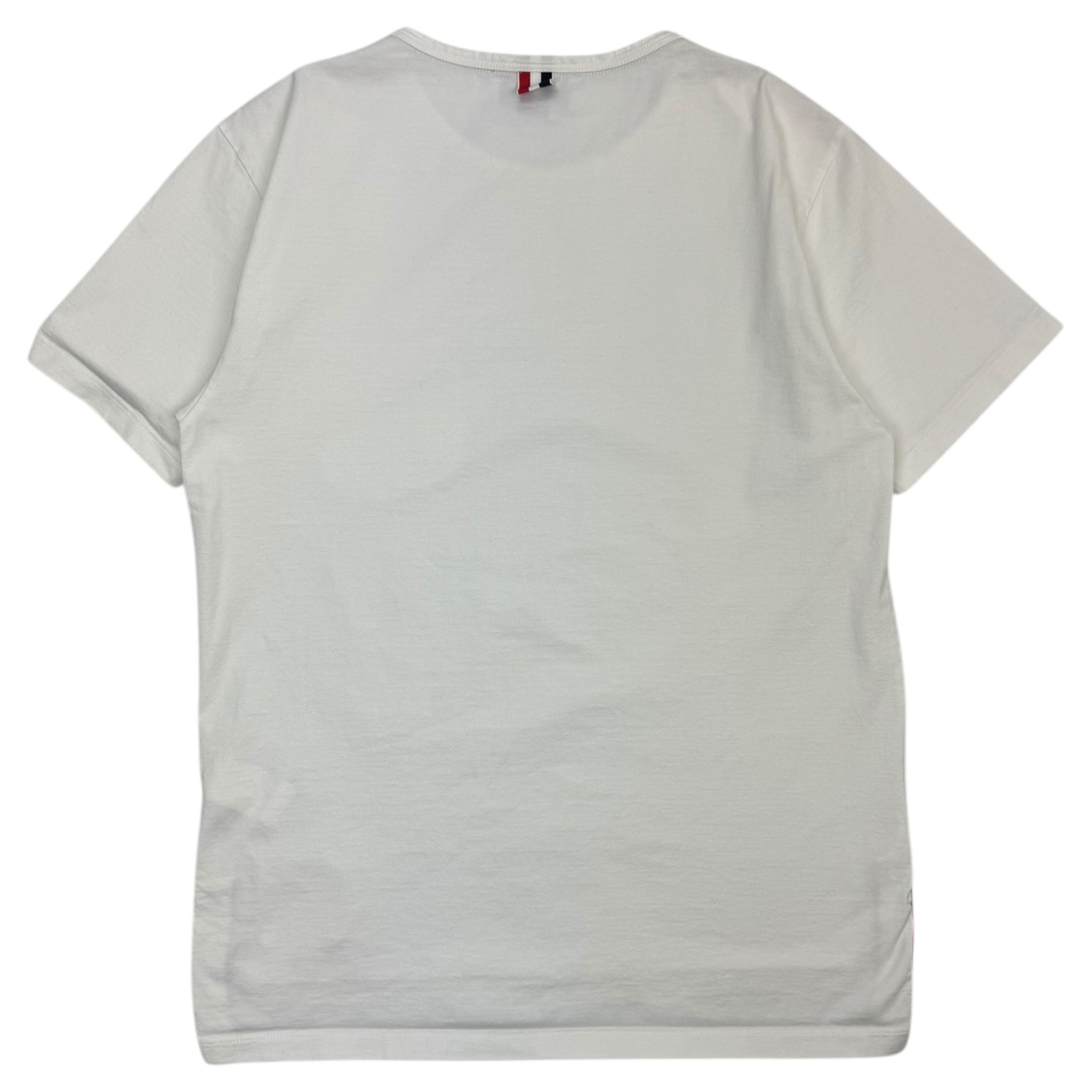 Thom Browne Medium Weight Jersey Pocket T-Shirt White