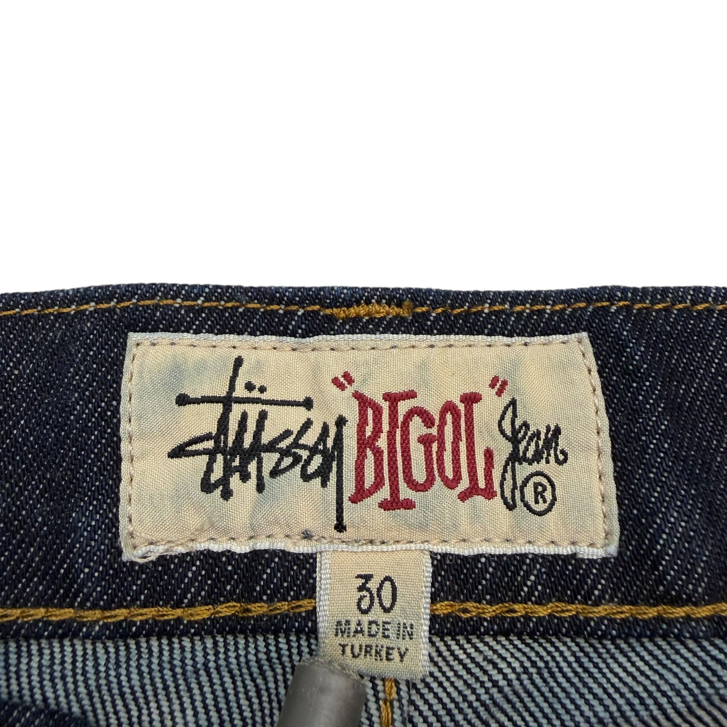Stussy Big Ol’ Denim Jeans Rinsed Indigo