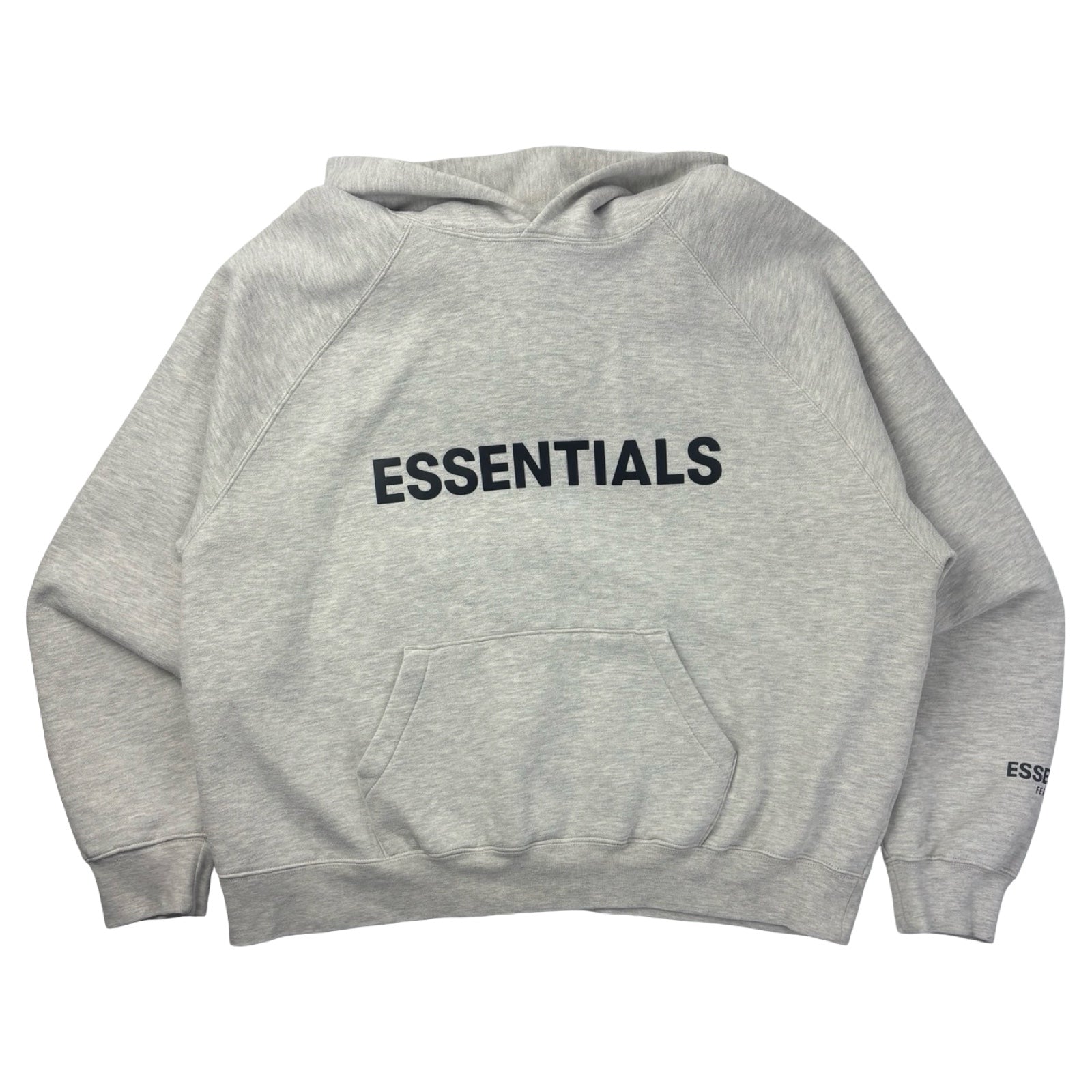 Fear Of God Essentials Pullover Hoodie Heather Oatmeal