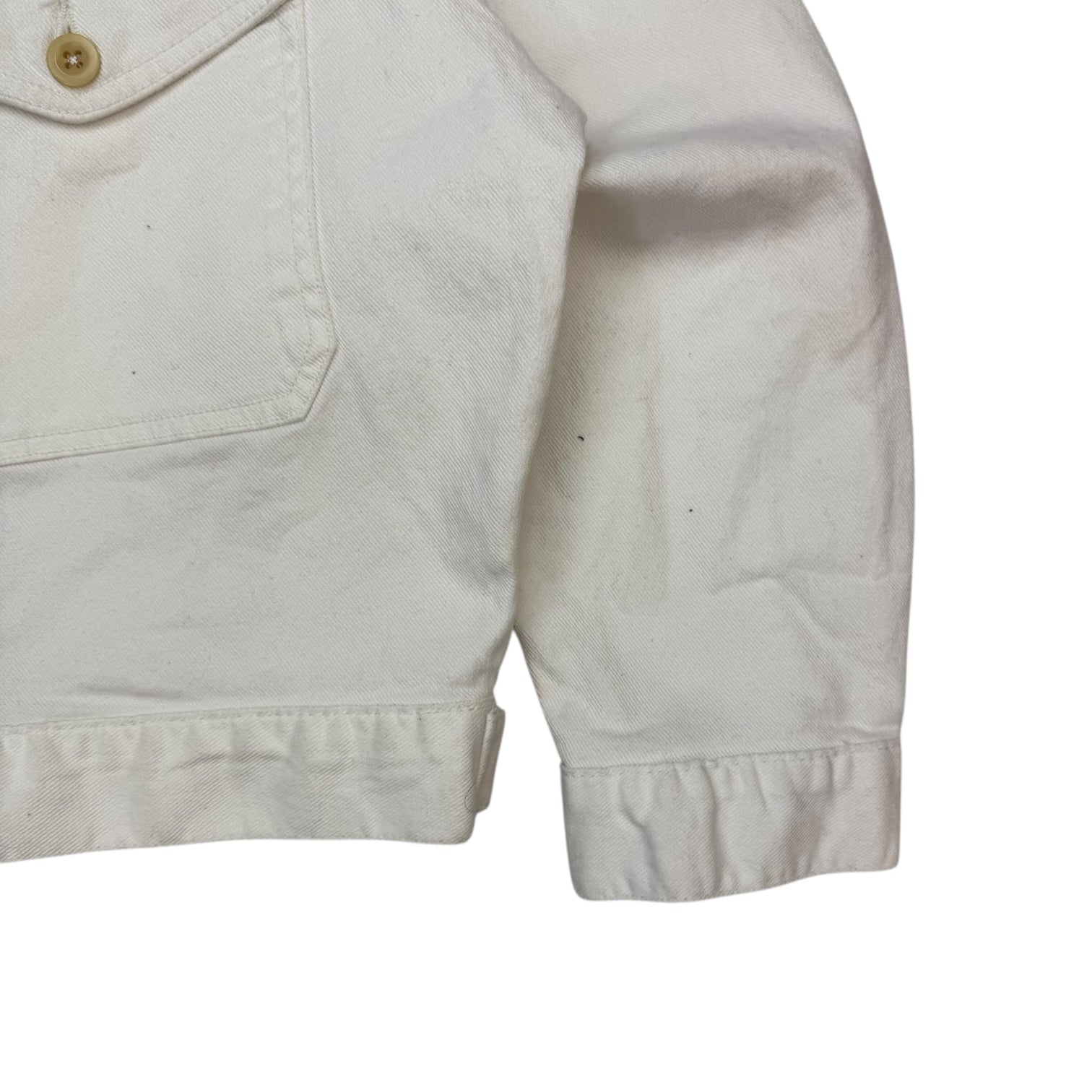 Buck Mason Felted Wool Rider Jacket White