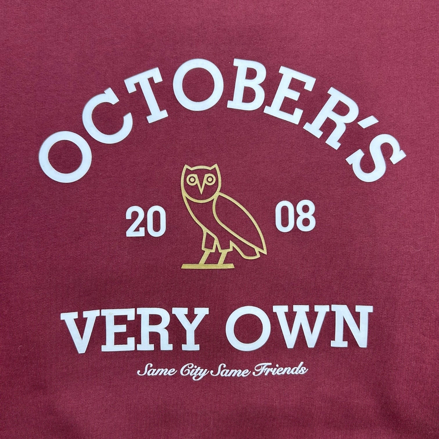 OVO Collegiate Sweatshirt Maroon