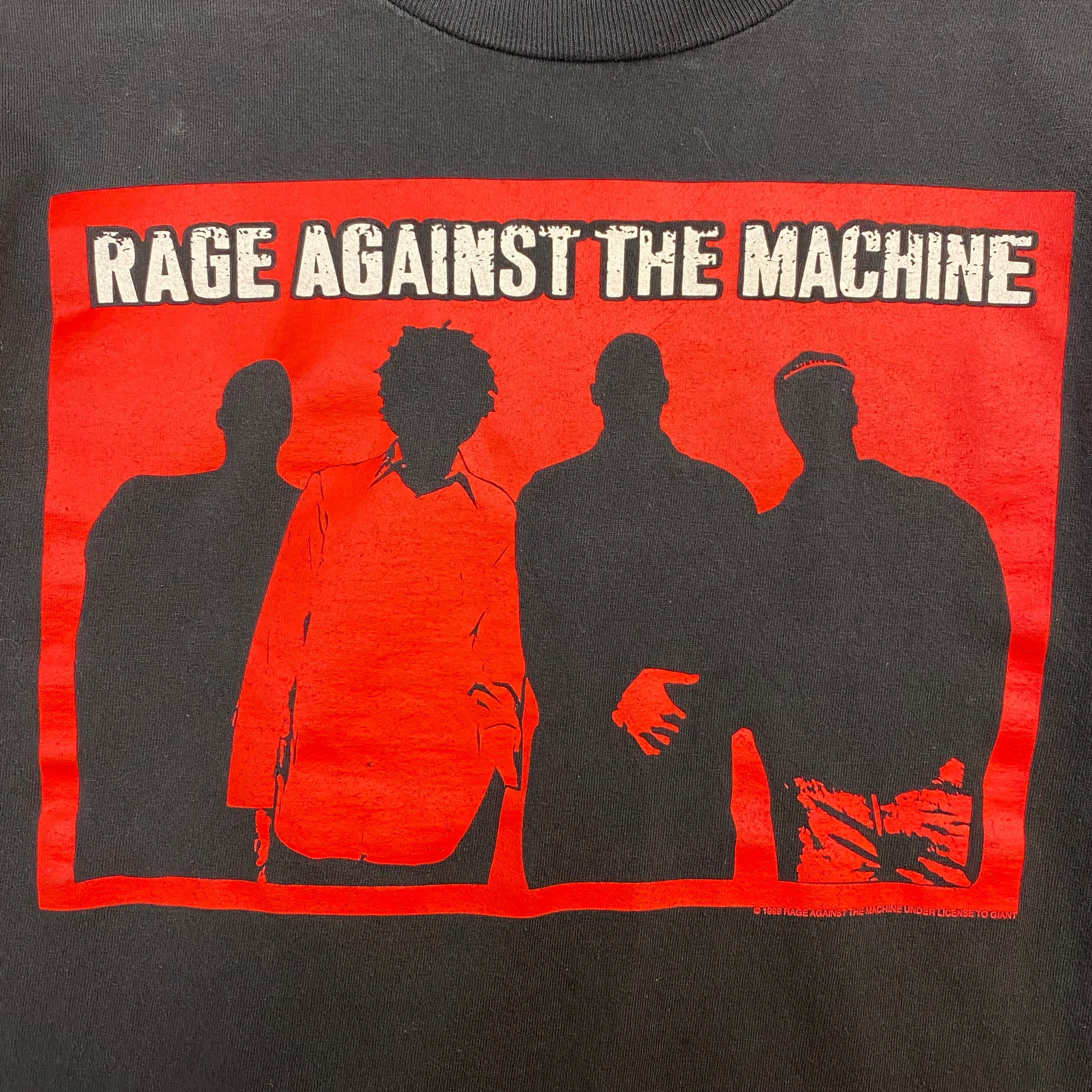 1999 Rage Against The Machine Shirt - Black & Red Shirt