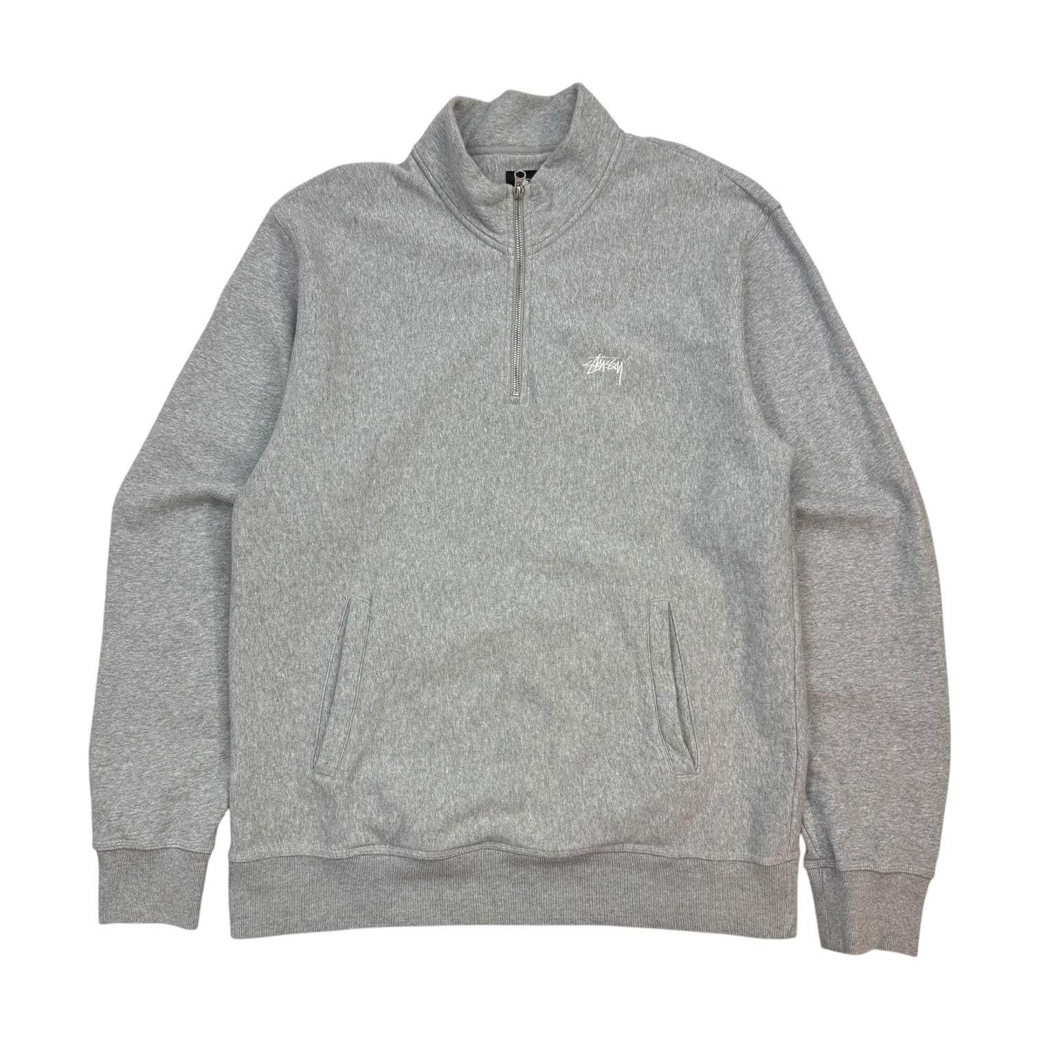 Stussy Stock Logo Mock Grey