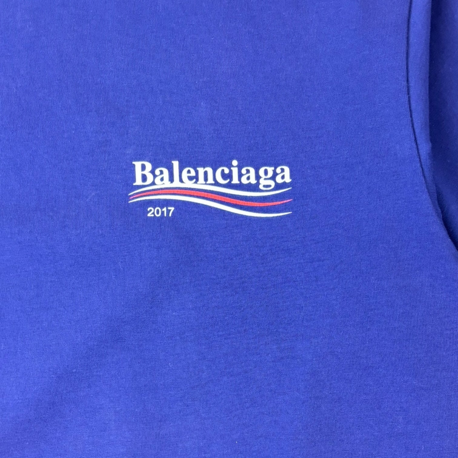 Balenciaga 2017 Campaign T-Shirt Blue