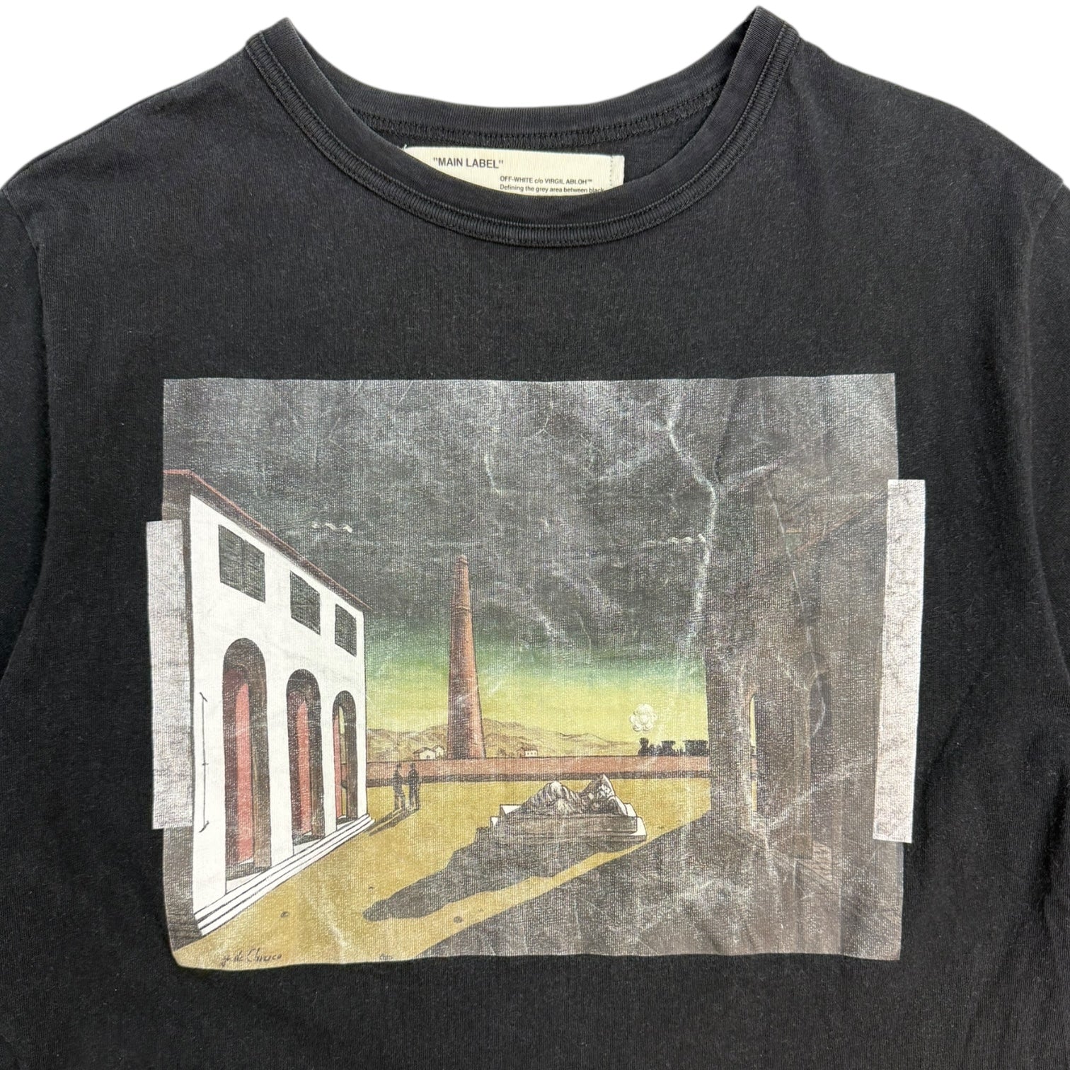 Off-White Chirico Mirror Mirror Tee Black