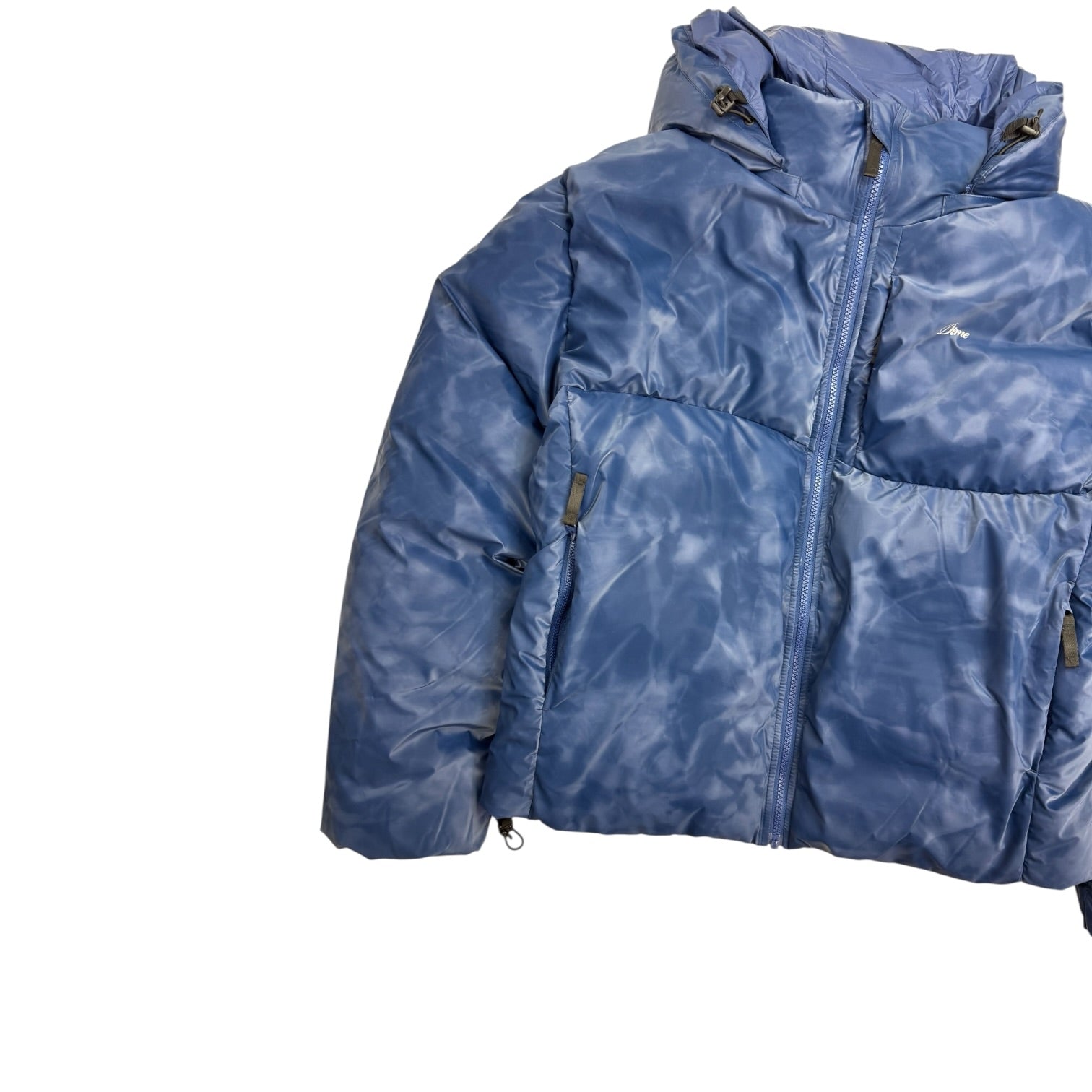 Dime Wavy Puffer Smoke Blue