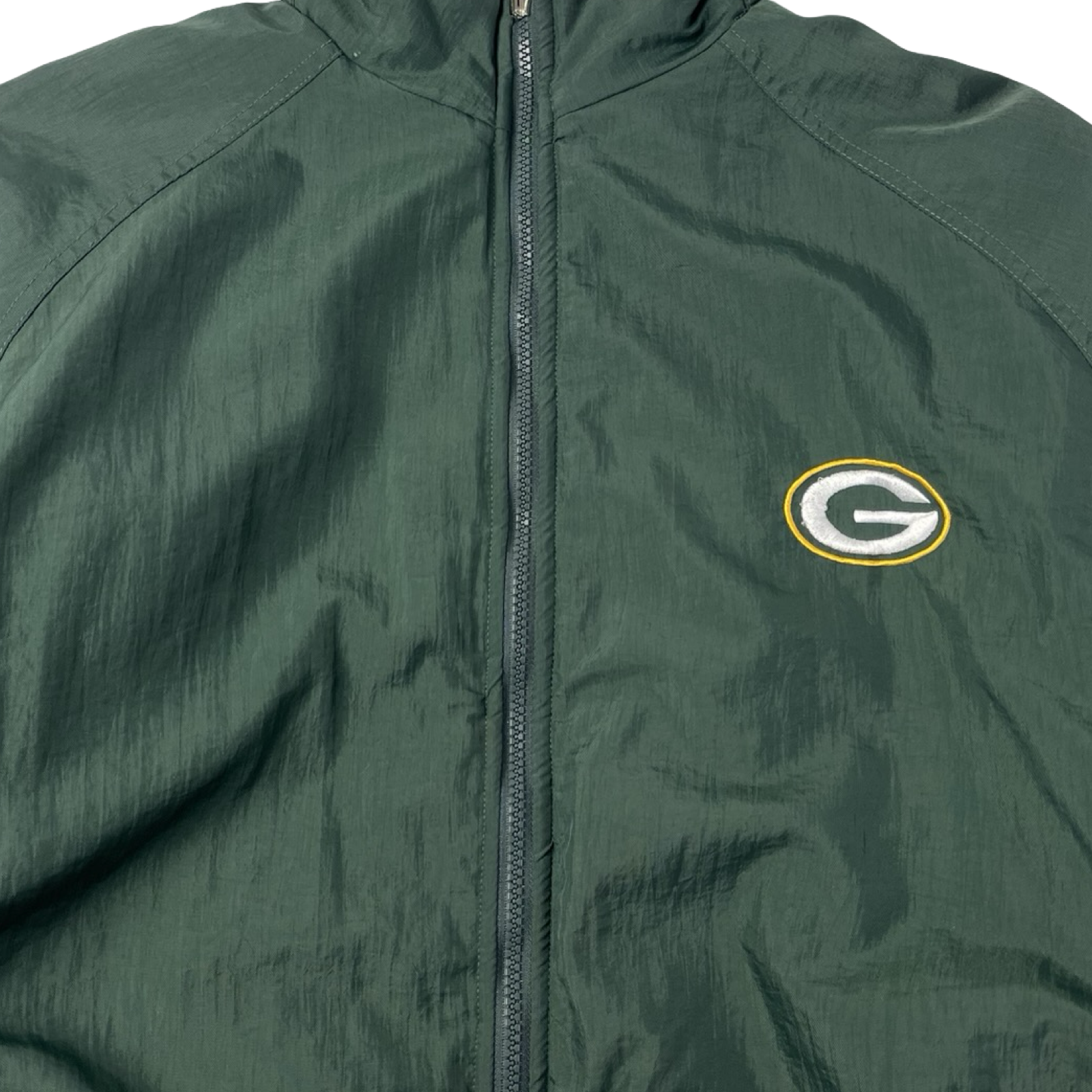 Vintage Green Bay Packers Reversible Zip Up Fleece Jacket