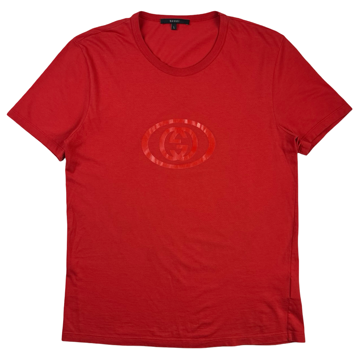 Gucci Interlocking G Logo T-Shirt Red