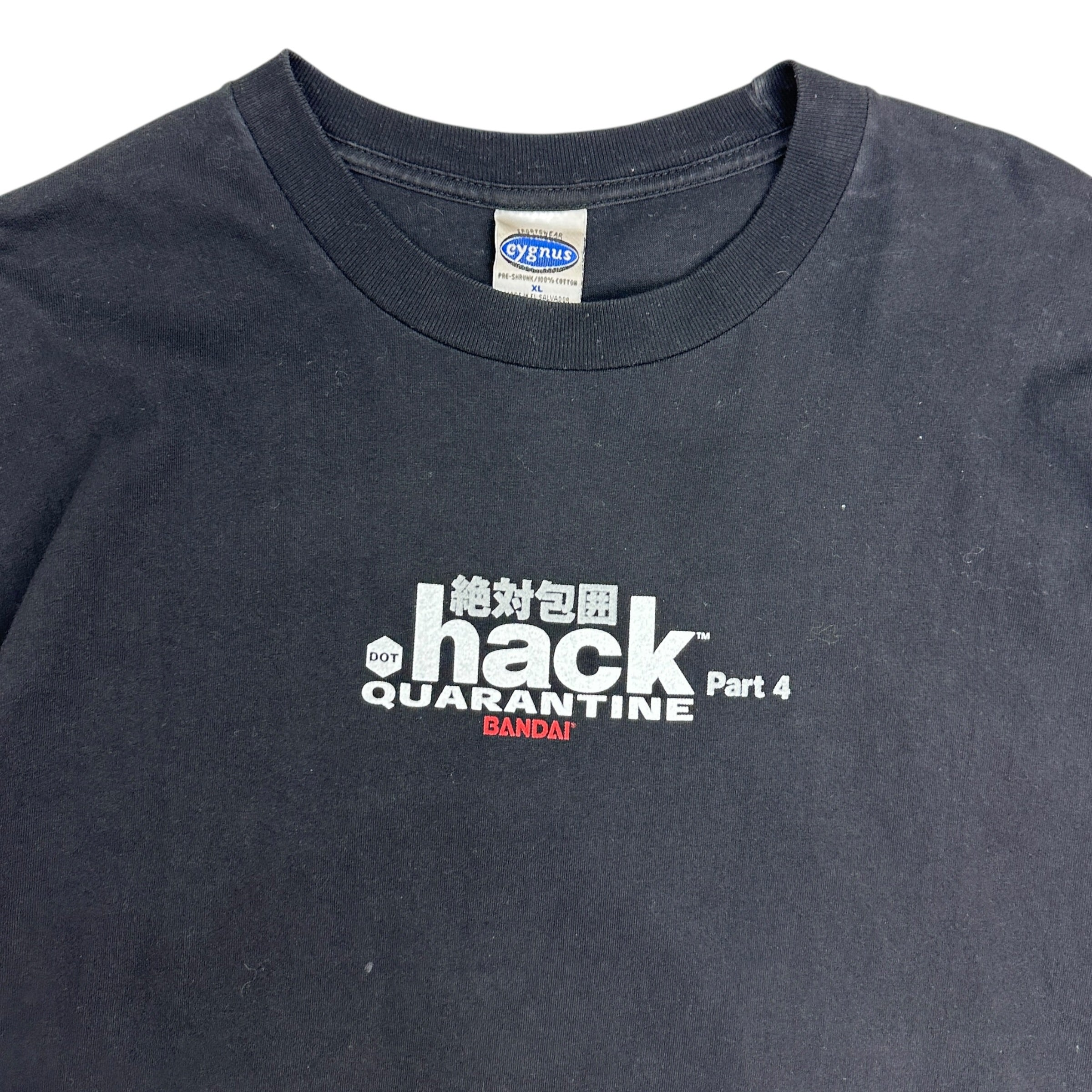2001 Dot Hack Quarantine Helba Anime Tee Black
