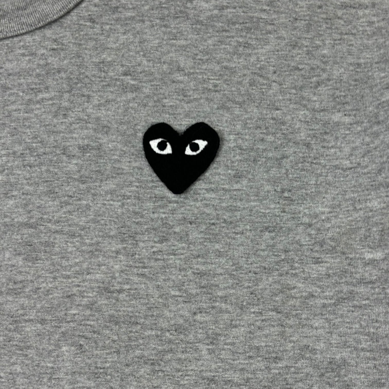 Comme Des Garçons Patch Logo T-Shirt Grey