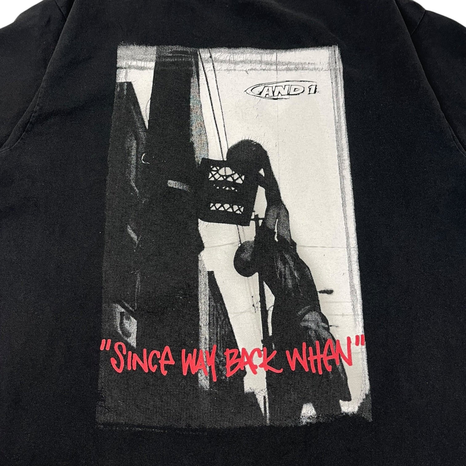 Vintage AND1 ‘Since Way Back When’ T-Shirt Faded Black