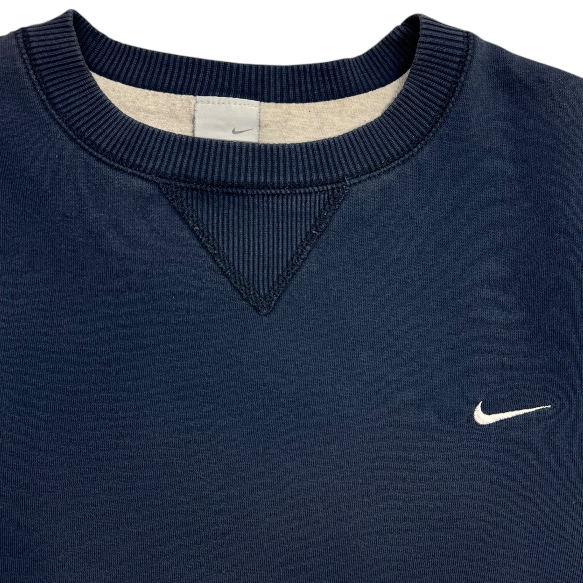 Vintage Nike Side Swoosh Crewneck Navy