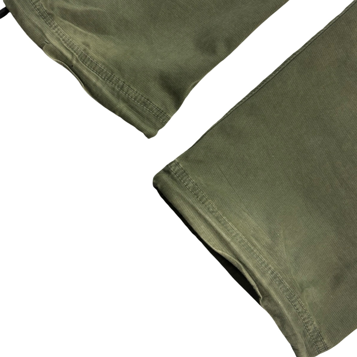 Stone Island Stretch Cotton Twill Cargo Trousers Military Green